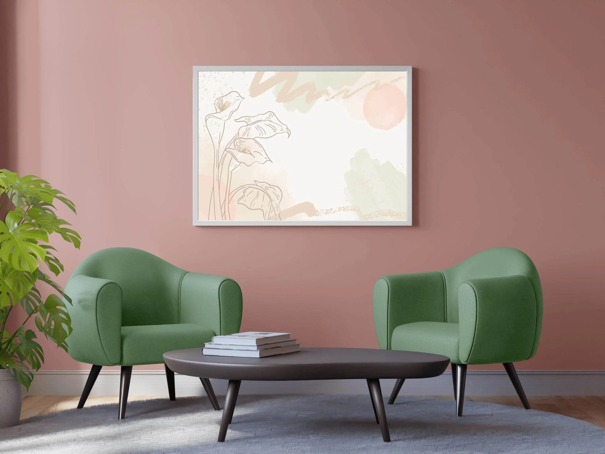 Beautiful Gladiolus Flowers Wall Art - beink online art store