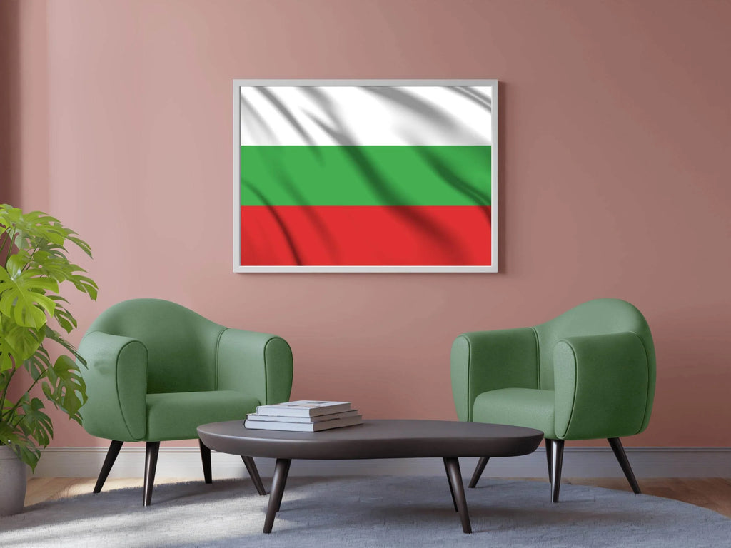 Bulgaria National Flag Wall Art - beink online art store