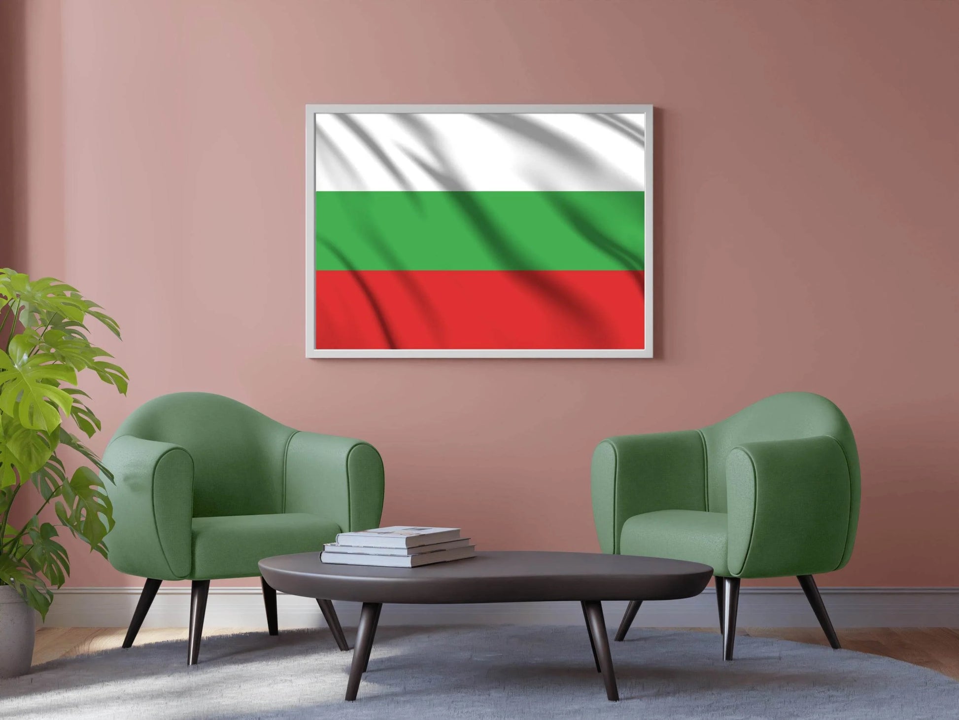 Bulgaria National Flag Wall Art - beink online art store