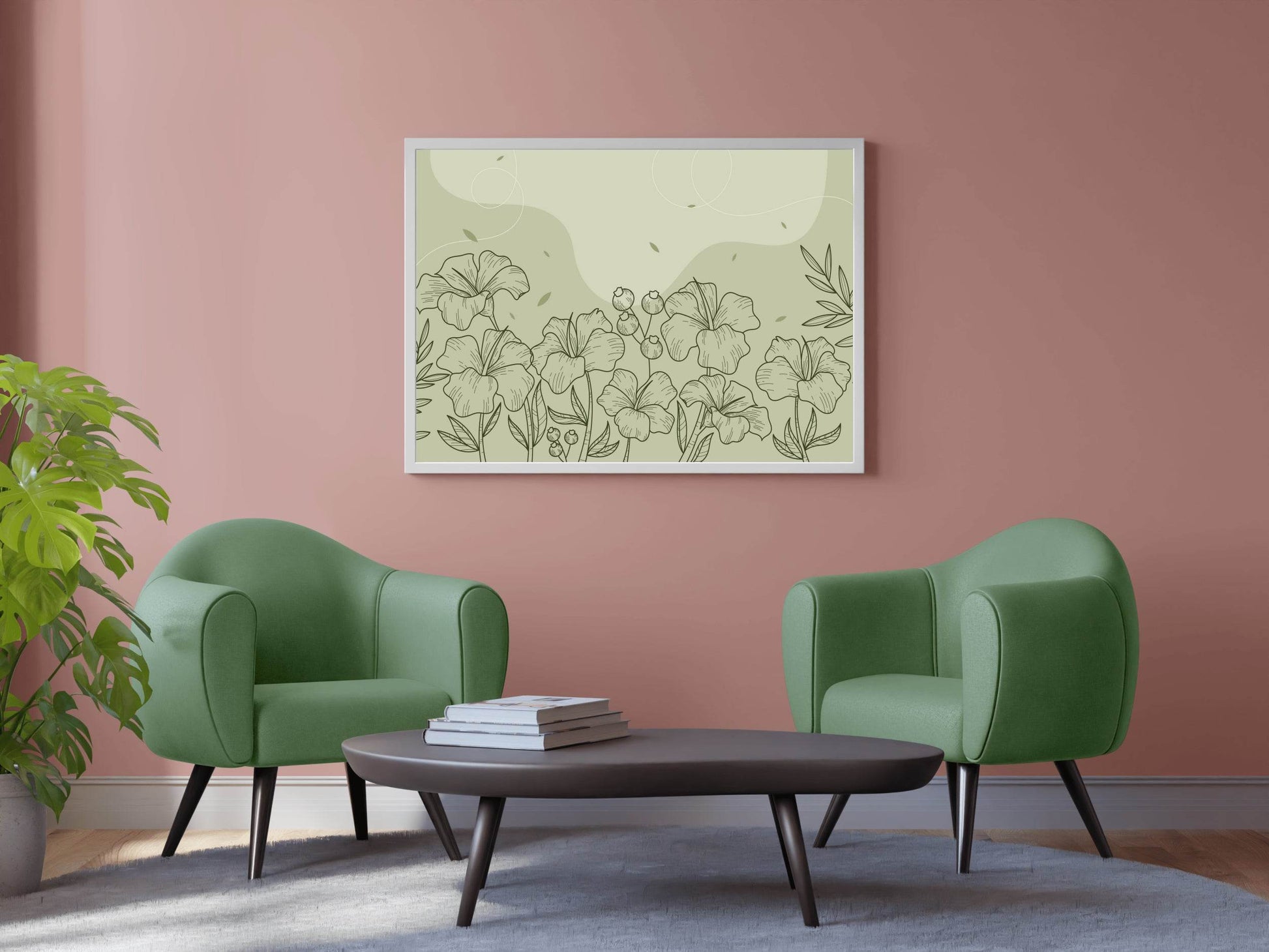 Amaryllis Bouquet Wall Art - beink online art store