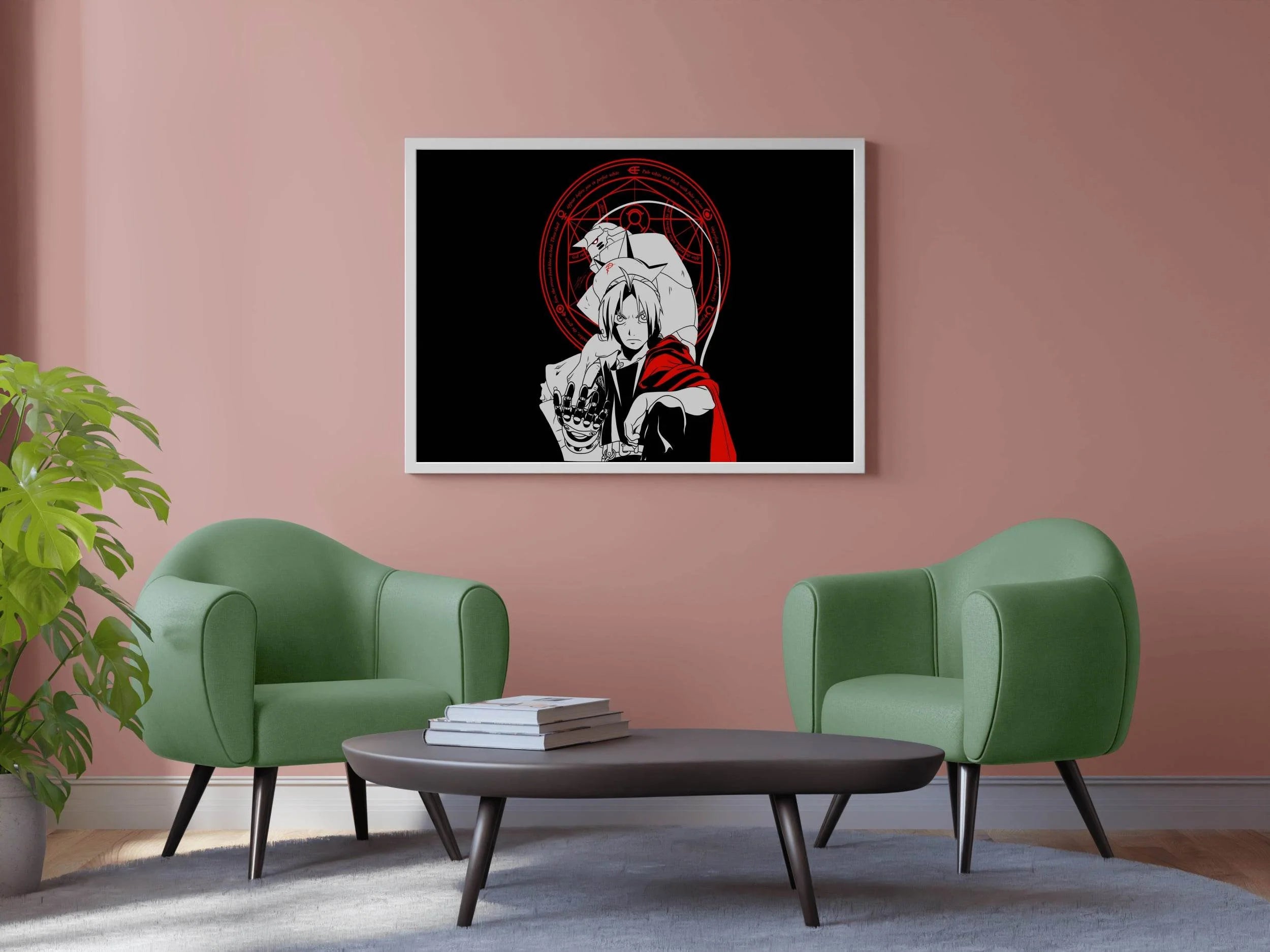 Edward Elric Amoled Anime Wall Art - beink online art store