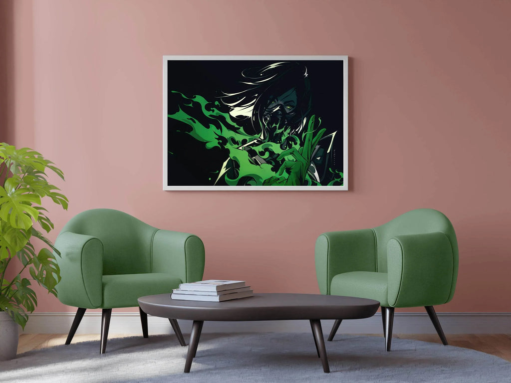 Anime Viper Valorant Gaming Wall Art - beink online art store