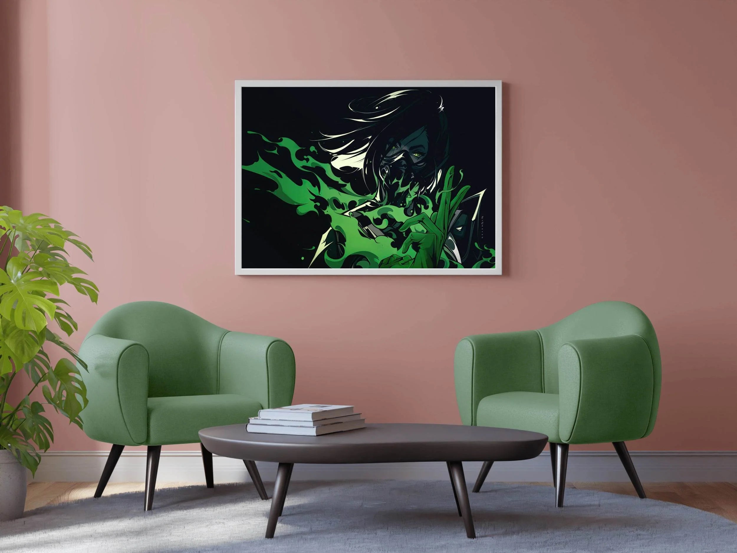 Anime Viper Valorant Gaming Wall Art - beink online art store