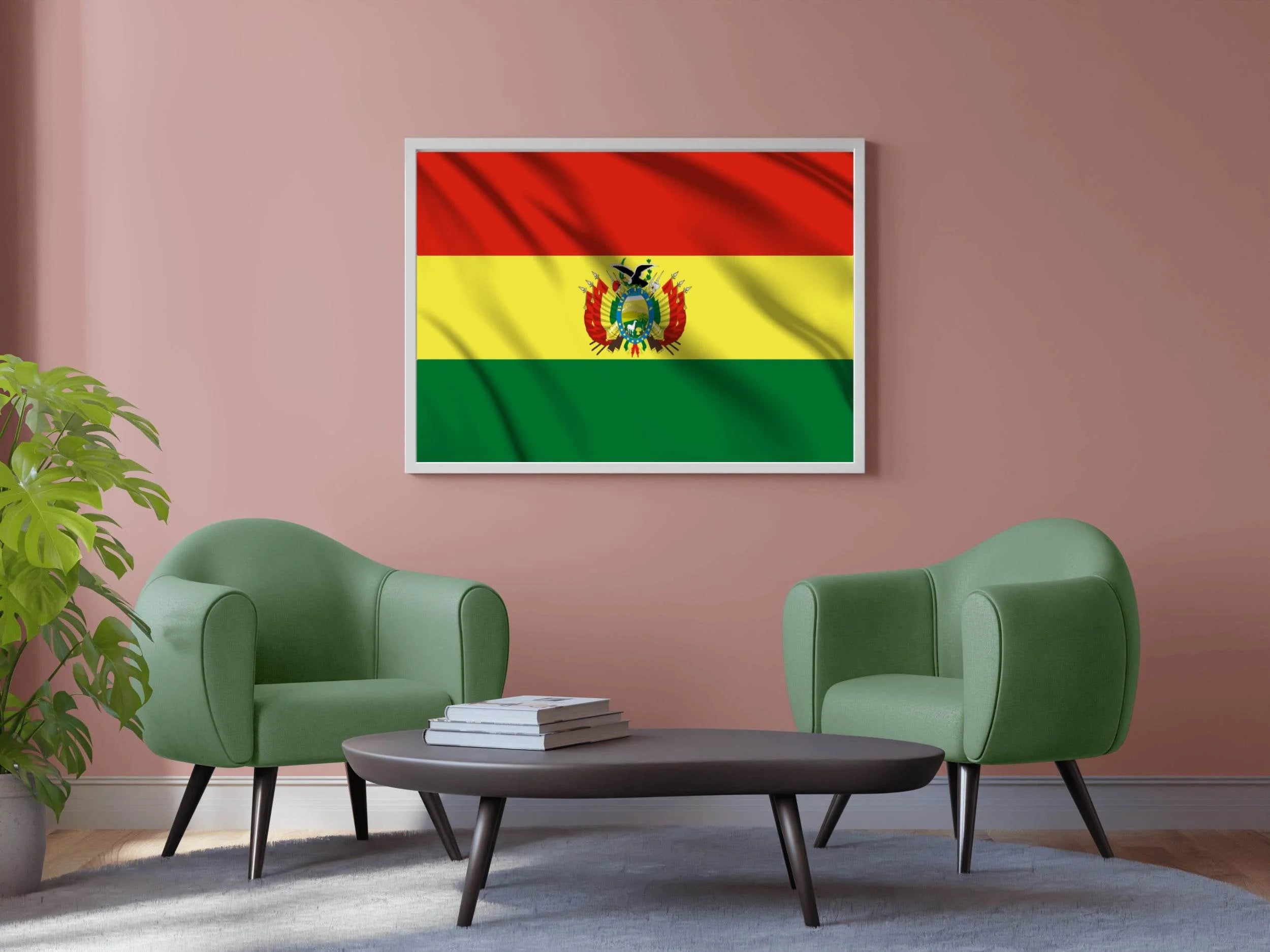 Bolivia National Flag Wall Art - beink online art store