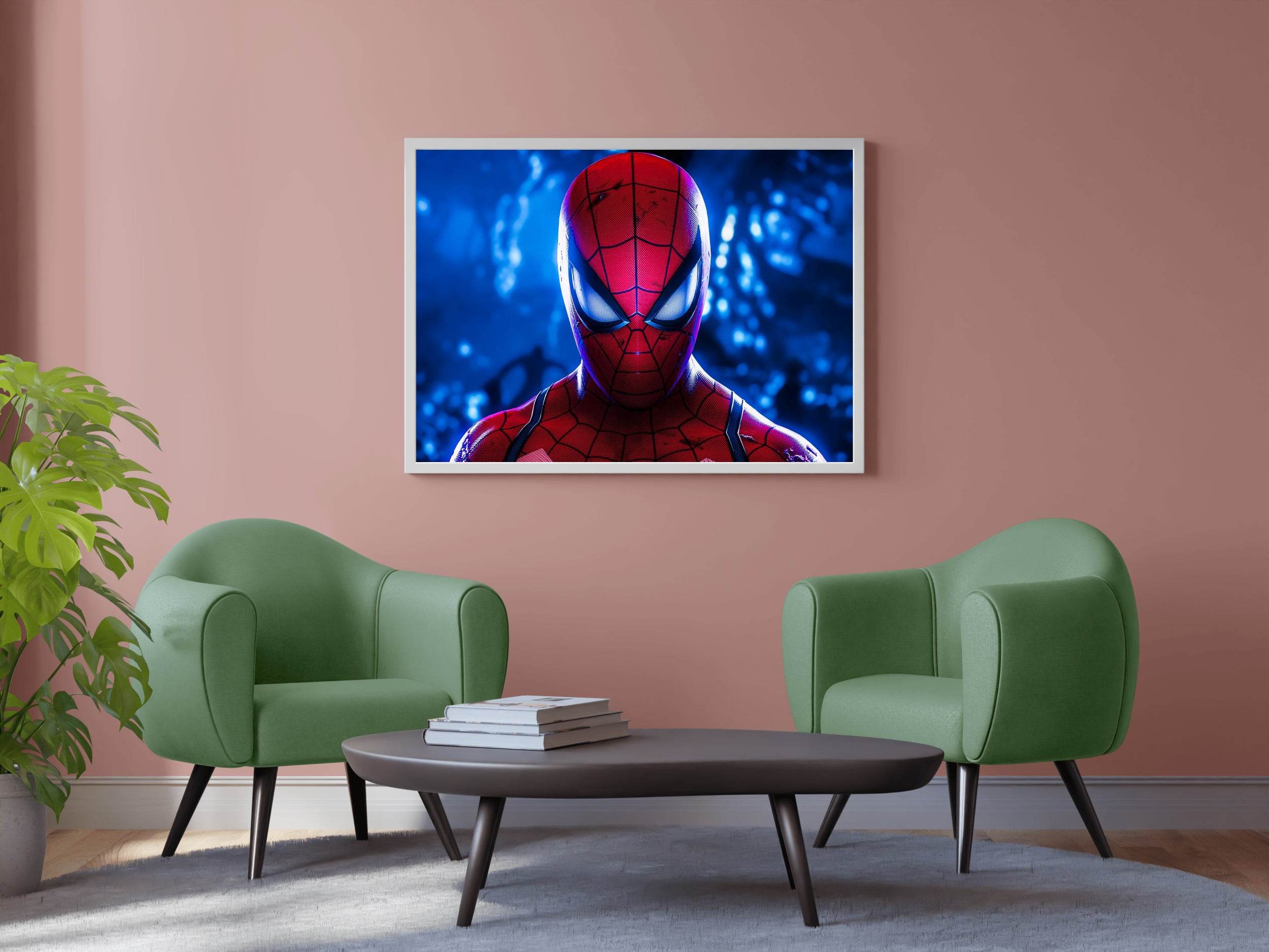 SPIDER MAN Mask Gaming Wall Art - beink online art store