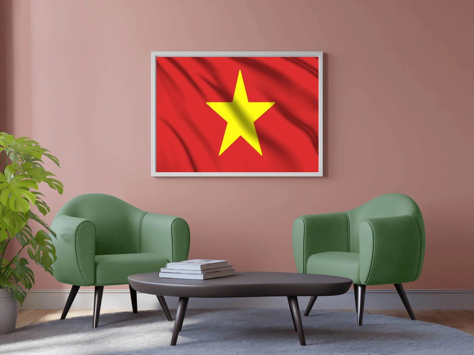 Vietnam National Flag Wall Art - beink online art store
