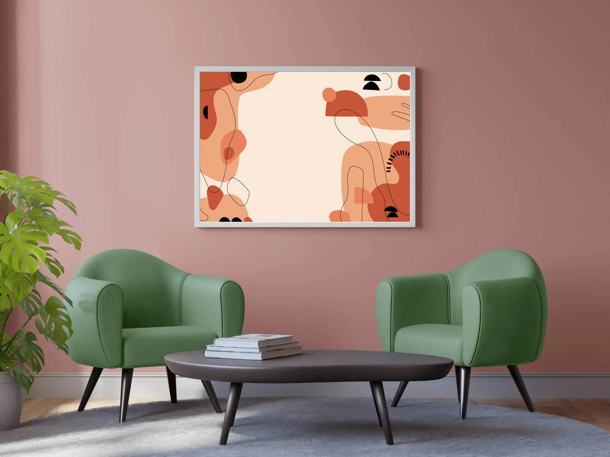 Linear Combination Frame Wall Art - beink online art store