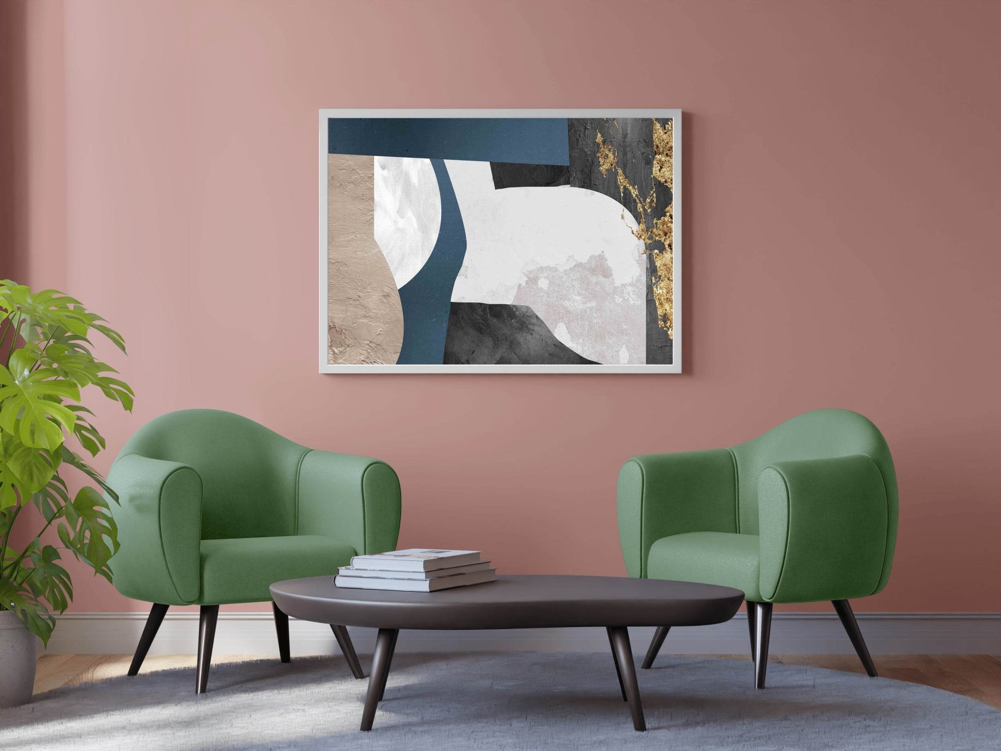 Irregular Shape Painting Abstract Wall Art - beink online art store