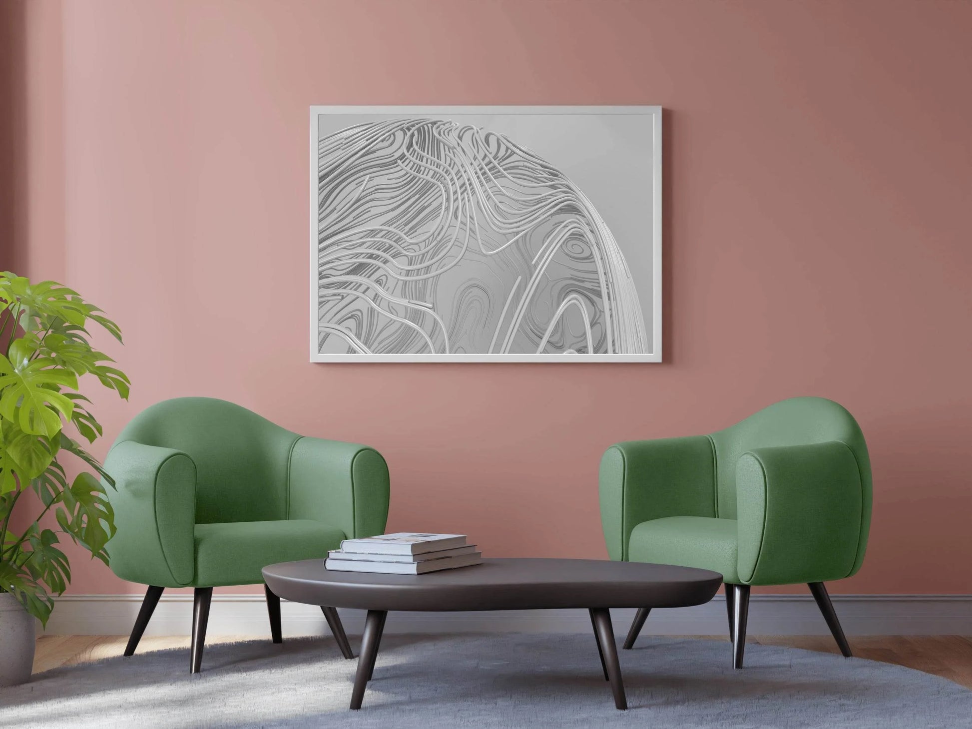Wire Circle Abstract Wall Art - beink online art store