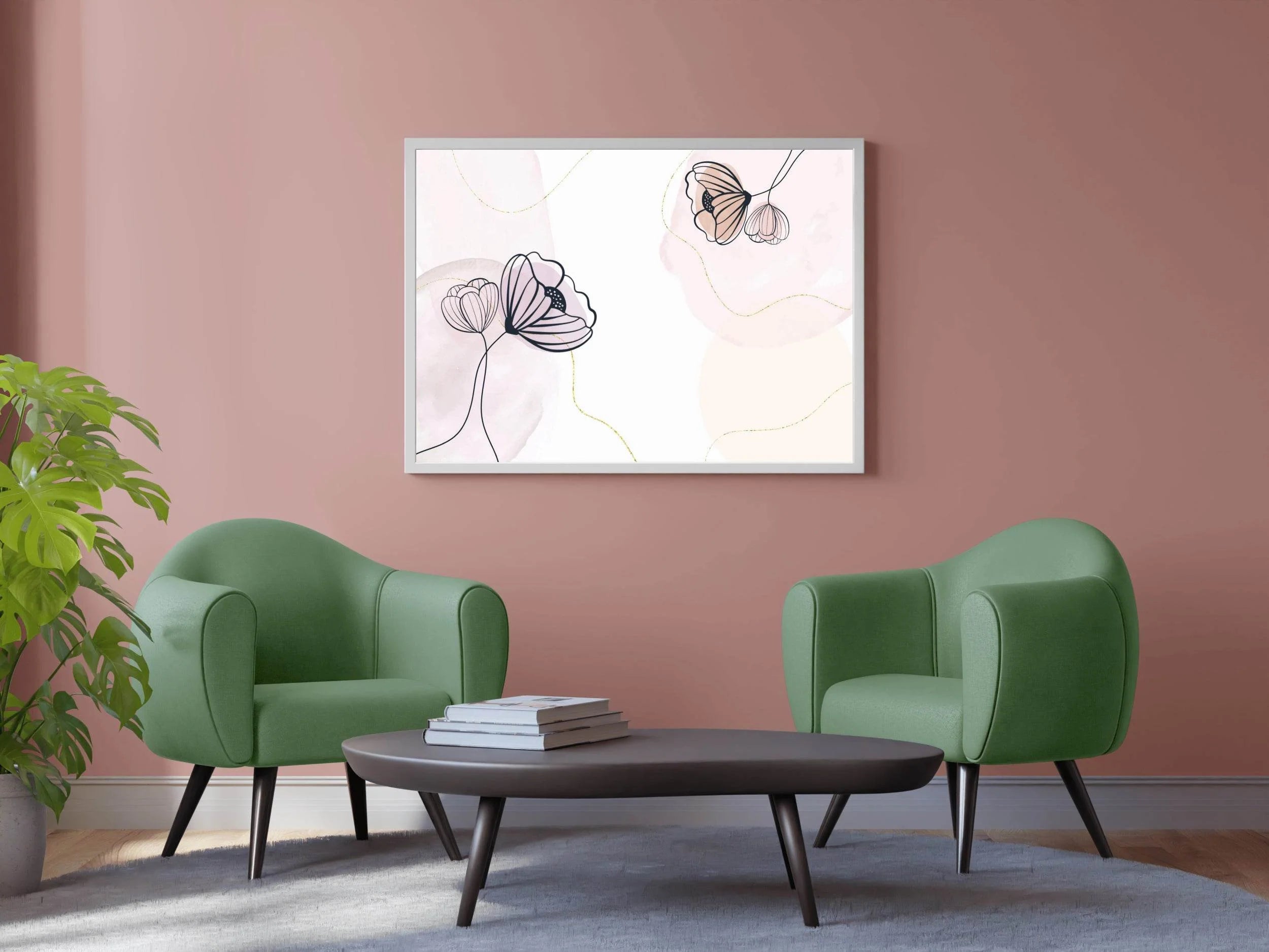 Beautiful Llily Flowers Wall Art - beink online art store