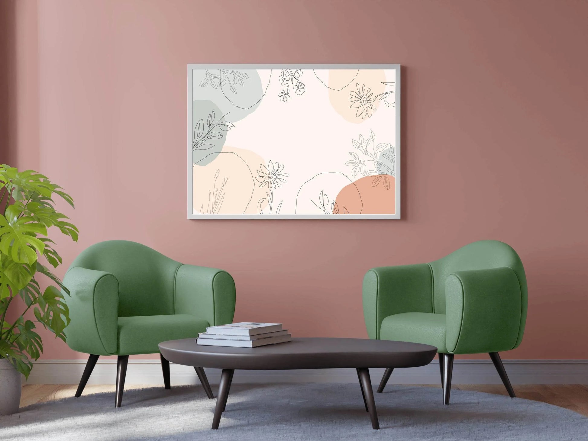 Flower Leaves of Centaurea Cyanus Wall Art - beink online art store
