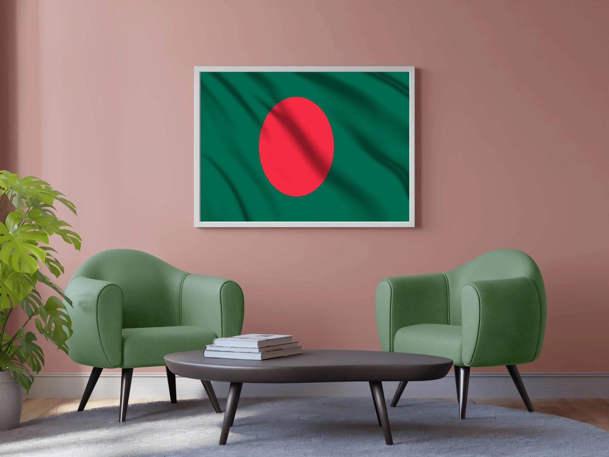 Bangladesh National Flag Wall Art - beink online art store