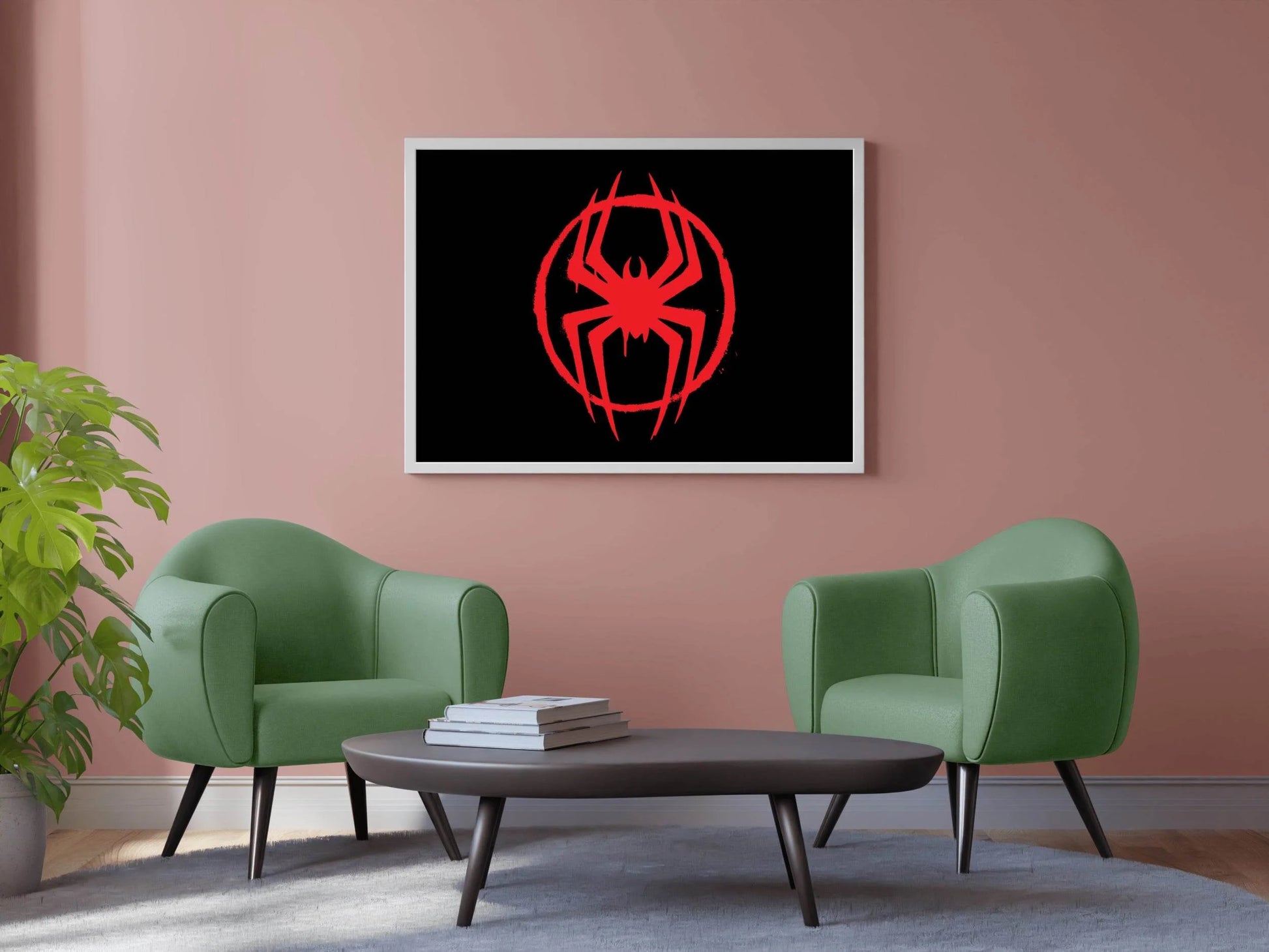 spider man Miles Morales Logo Wall Art - beink online art store
