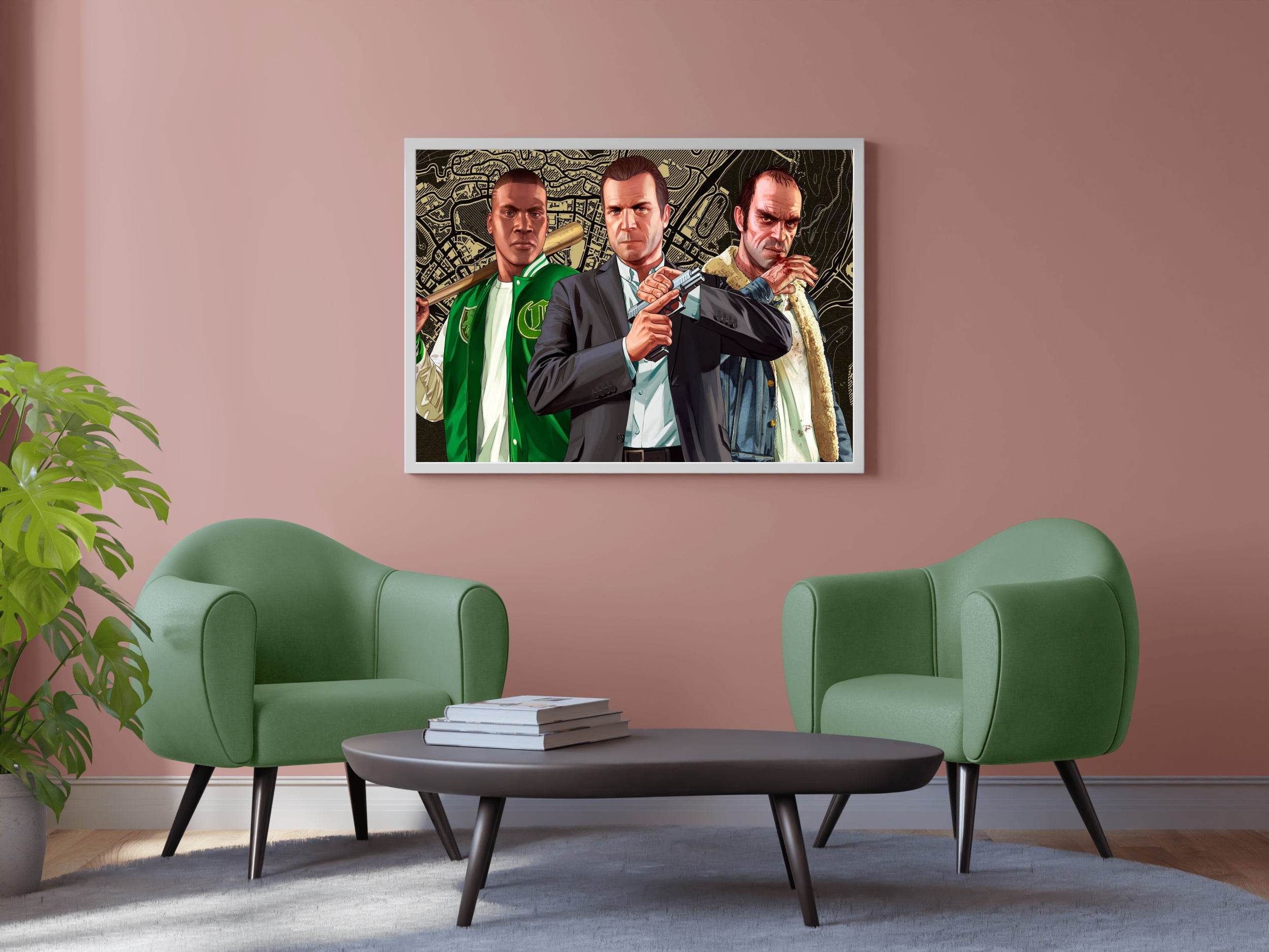 GTA V Character Gaming Wall Art - beink online art store