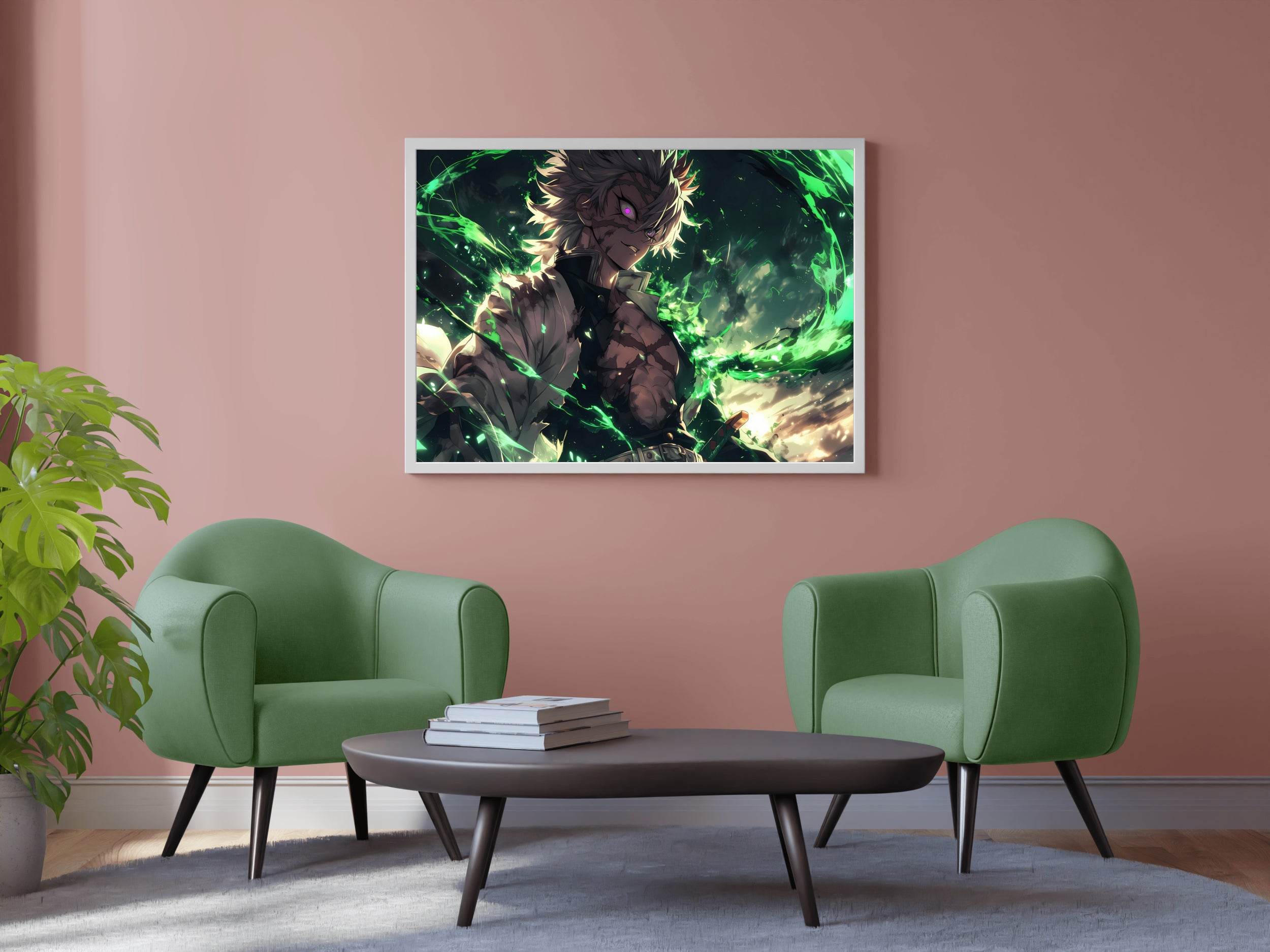 Sanemi Shinazugawa Anime Wall Art - beink online art store