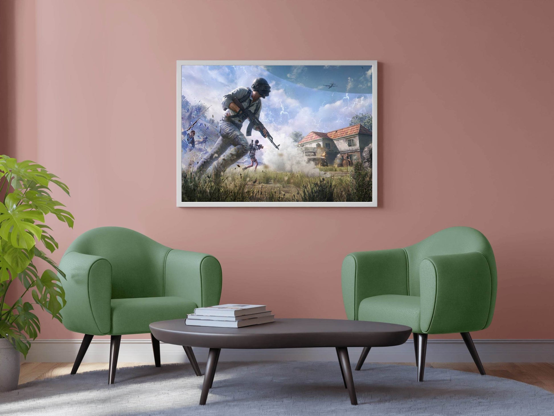 PUBG Battleground Gaming Wall Art - beink online art store