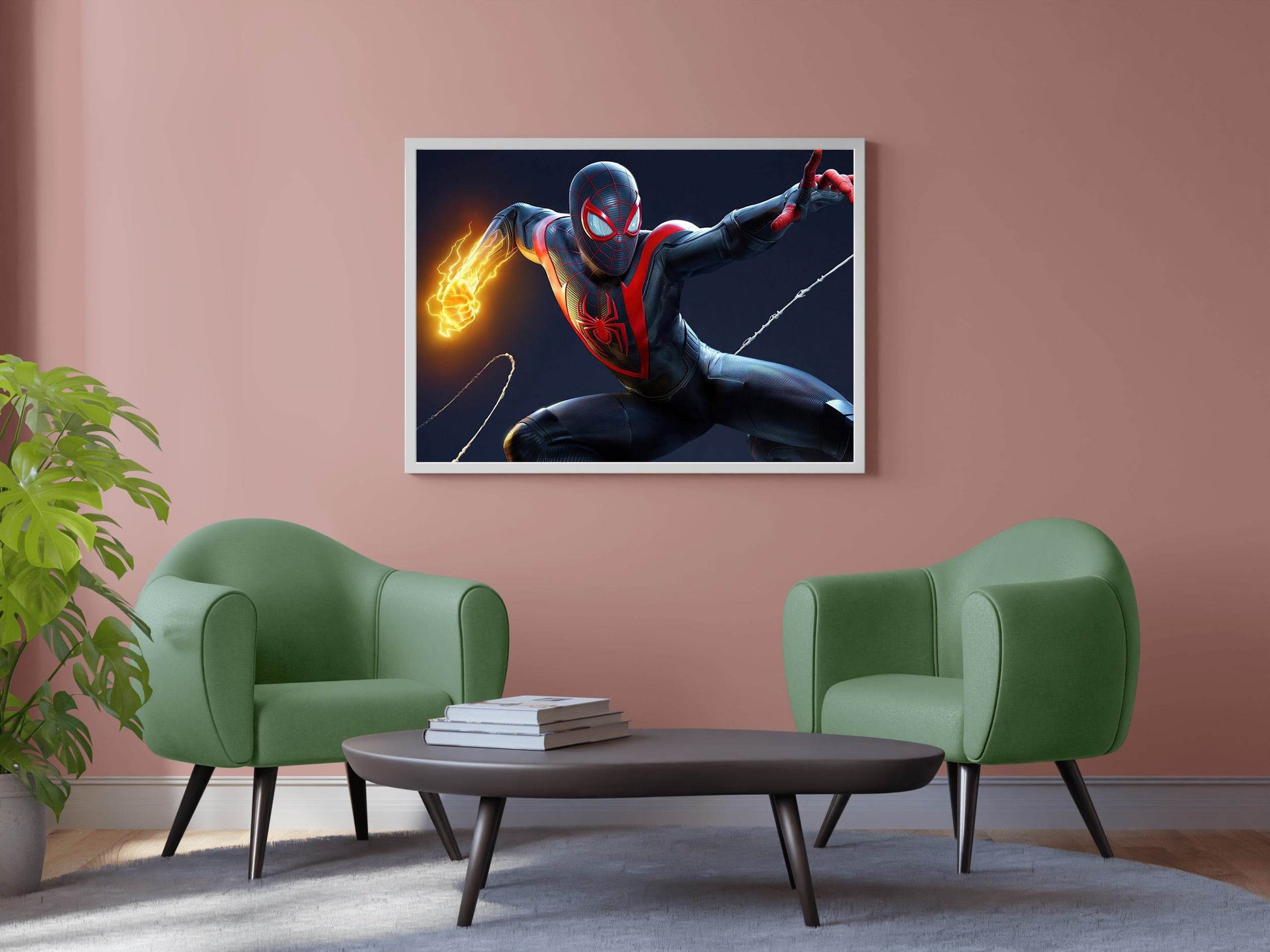 SPIDER MAN Miles Morales Gaming Wall Art - beink online art store