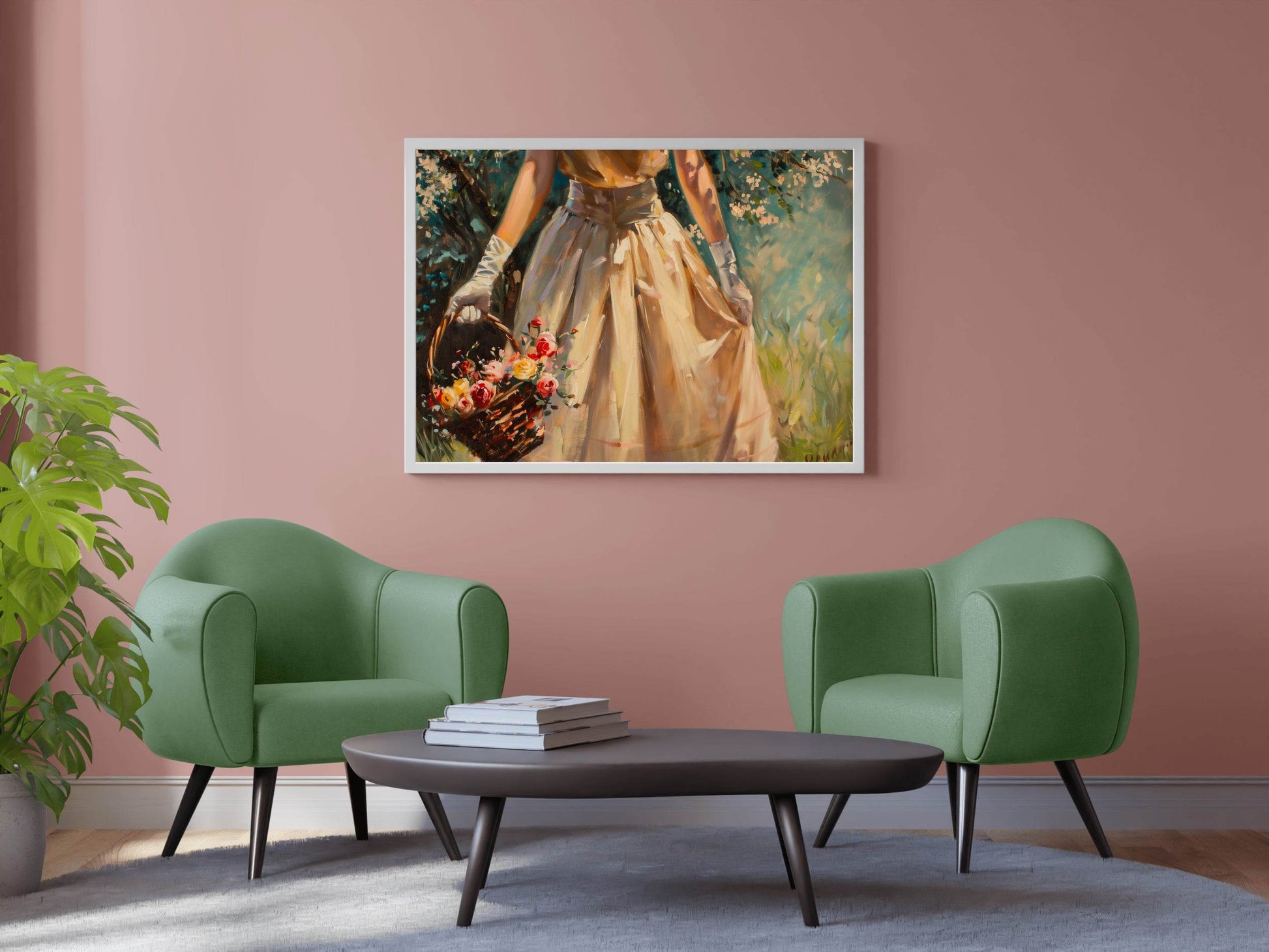 Flower Girl Painting - beink online art store