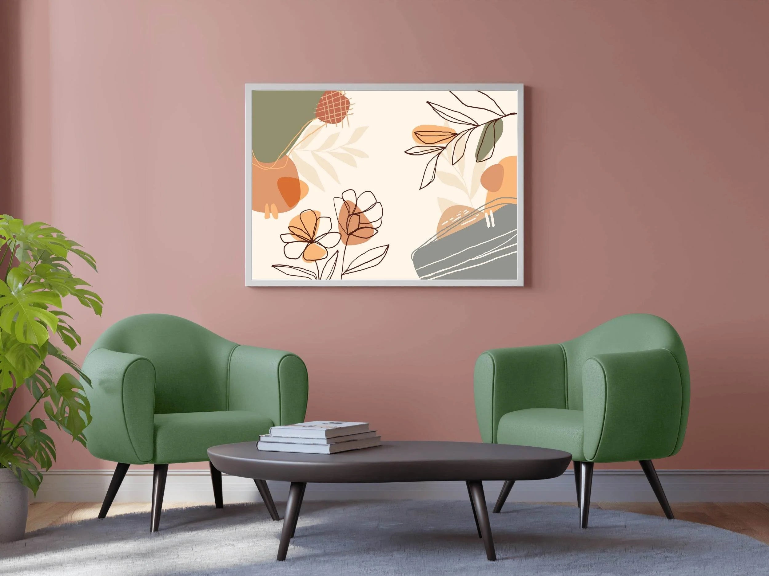 Leaves Forest Plants Wall Art - beink online art store