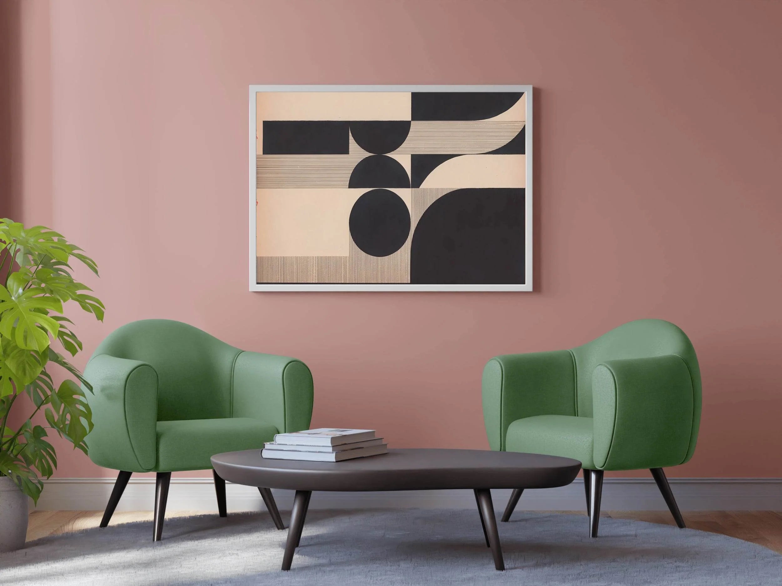 Geometric Rhythm Modern Wall Art - beink online art store