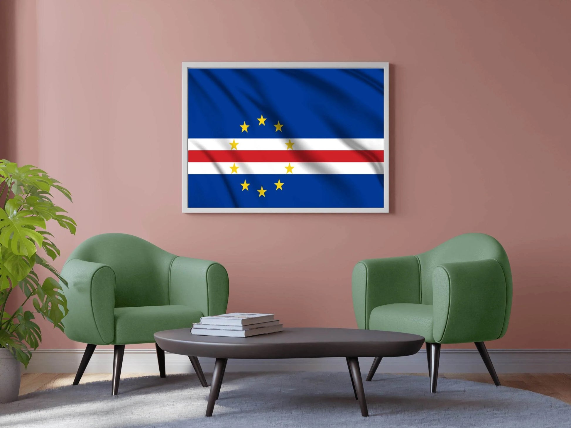 Cape Verde National Flag Wall Art - beink online art store