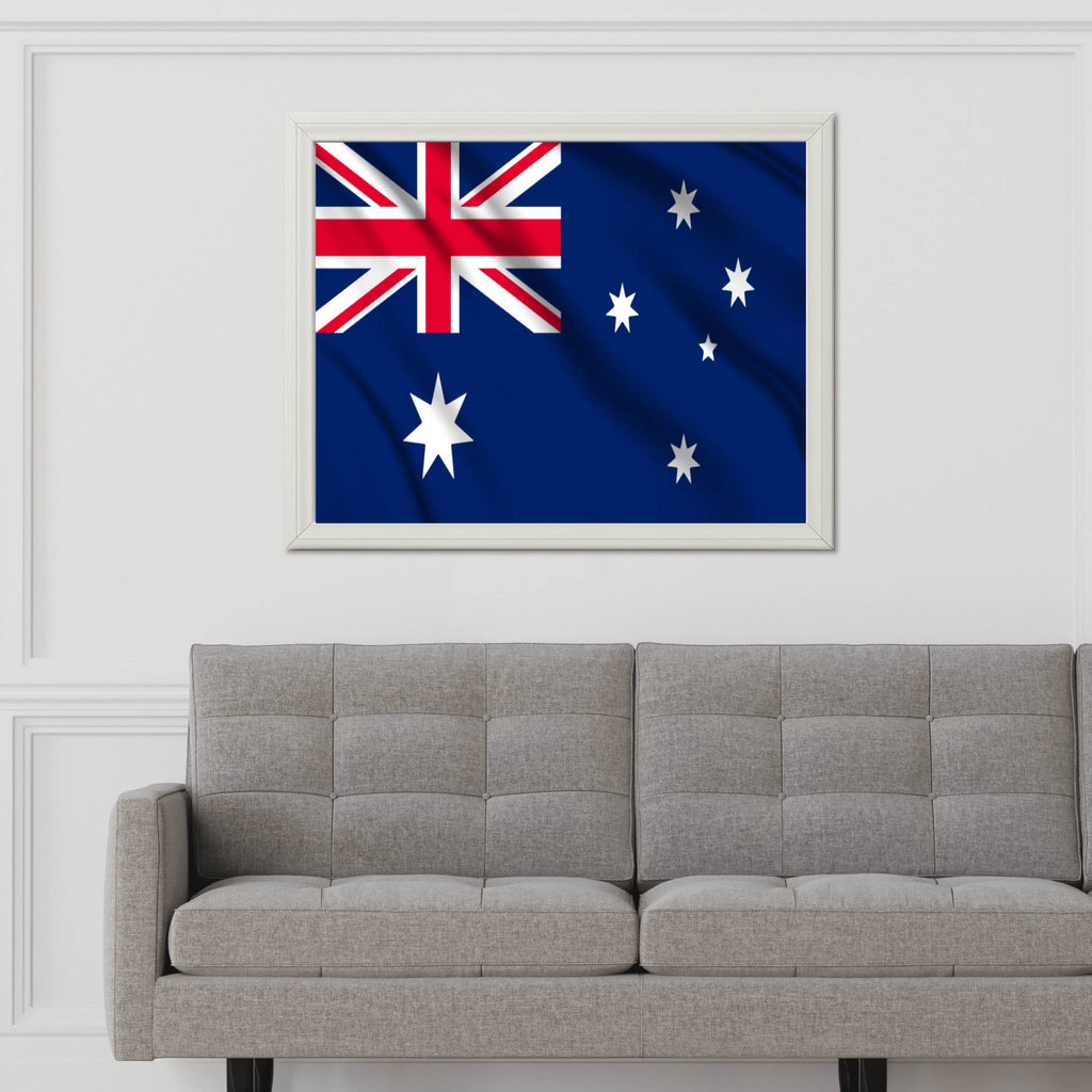 Australia National Flag Wall Art - beink online art store