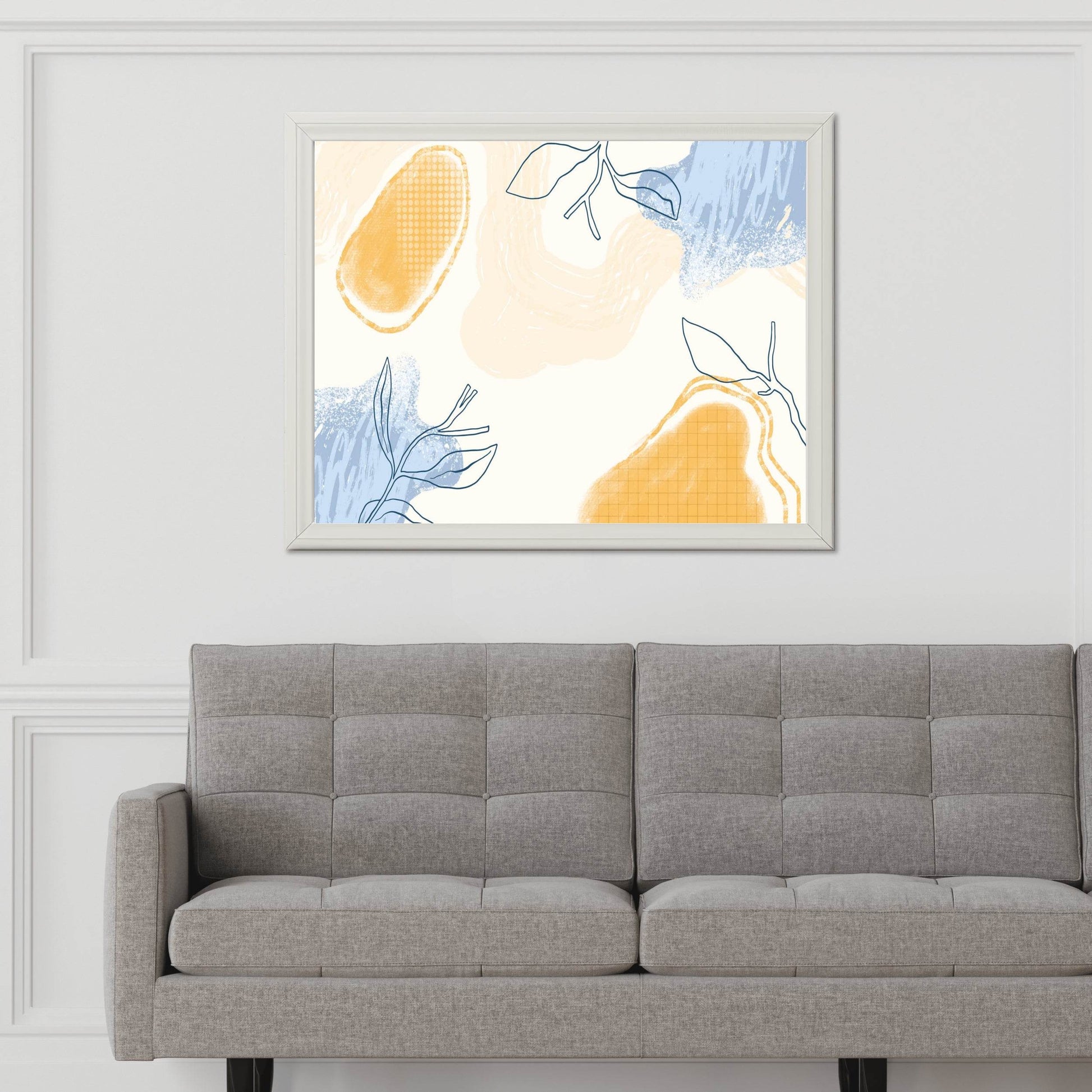 Stem of Colorful Flowers Wall Art - beink online art store