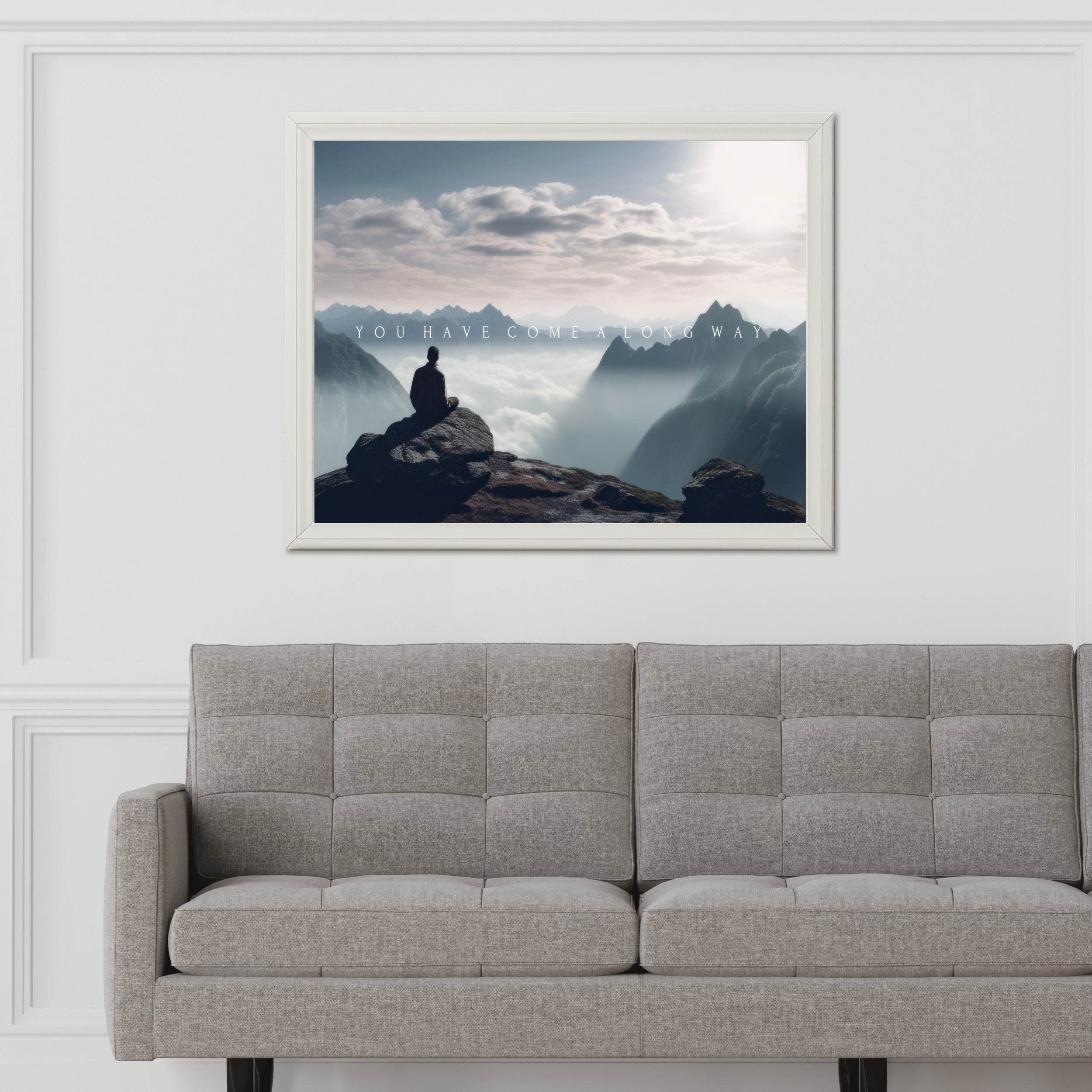Mountaintop Moment Motivational Wall Art - beink online art store