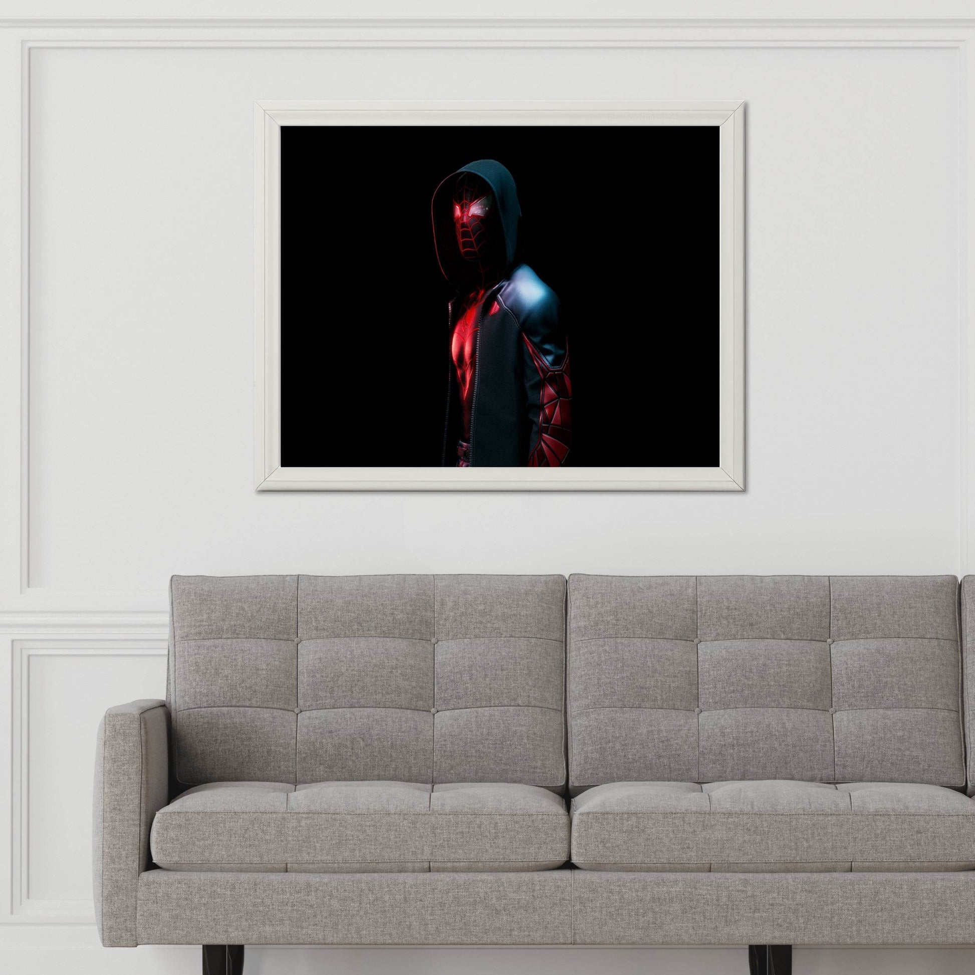 Miles Morales Black Spider Man Gaming Wall Art - beink online art store