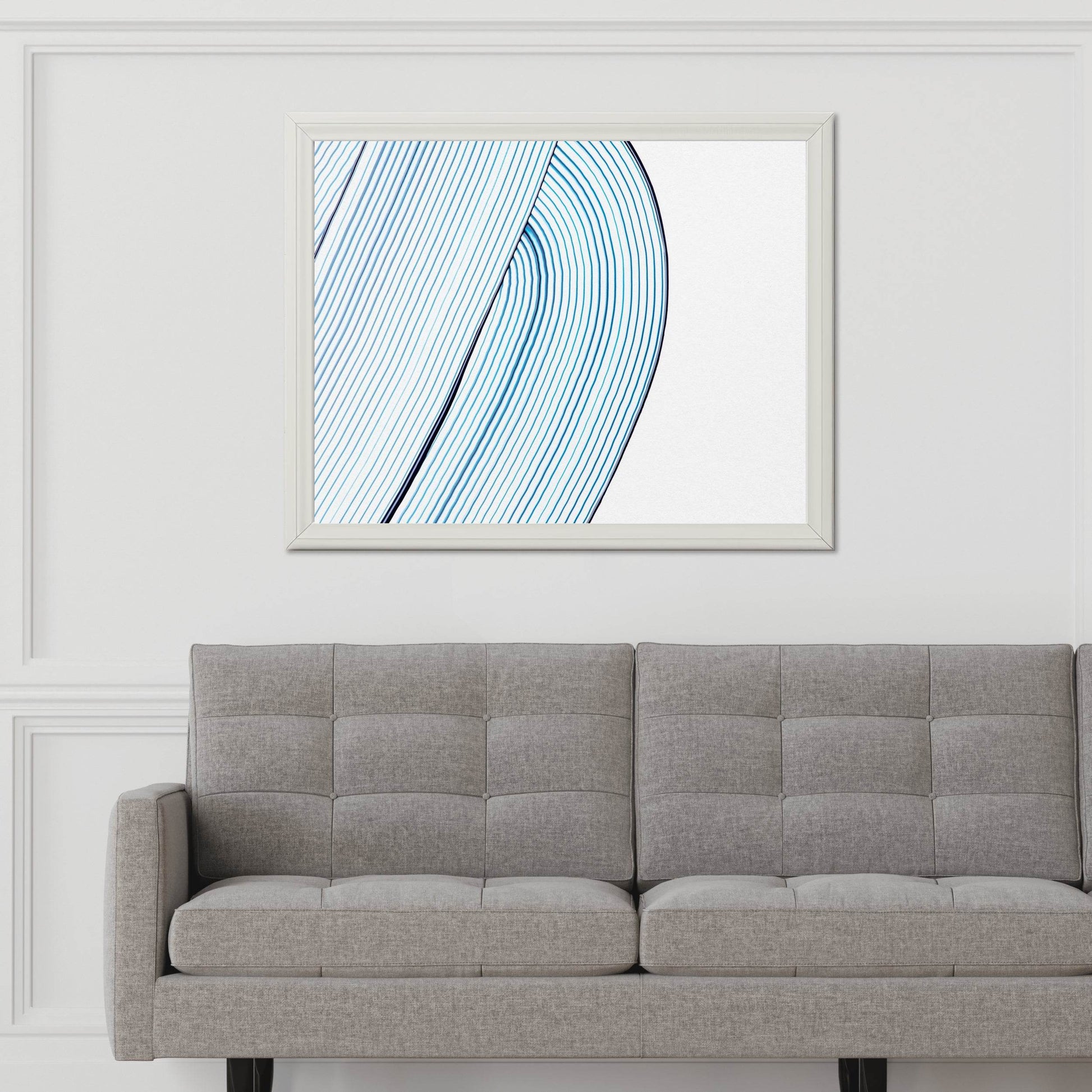 Cool Blue Texture Background Abstract Wall Art - beink online art store