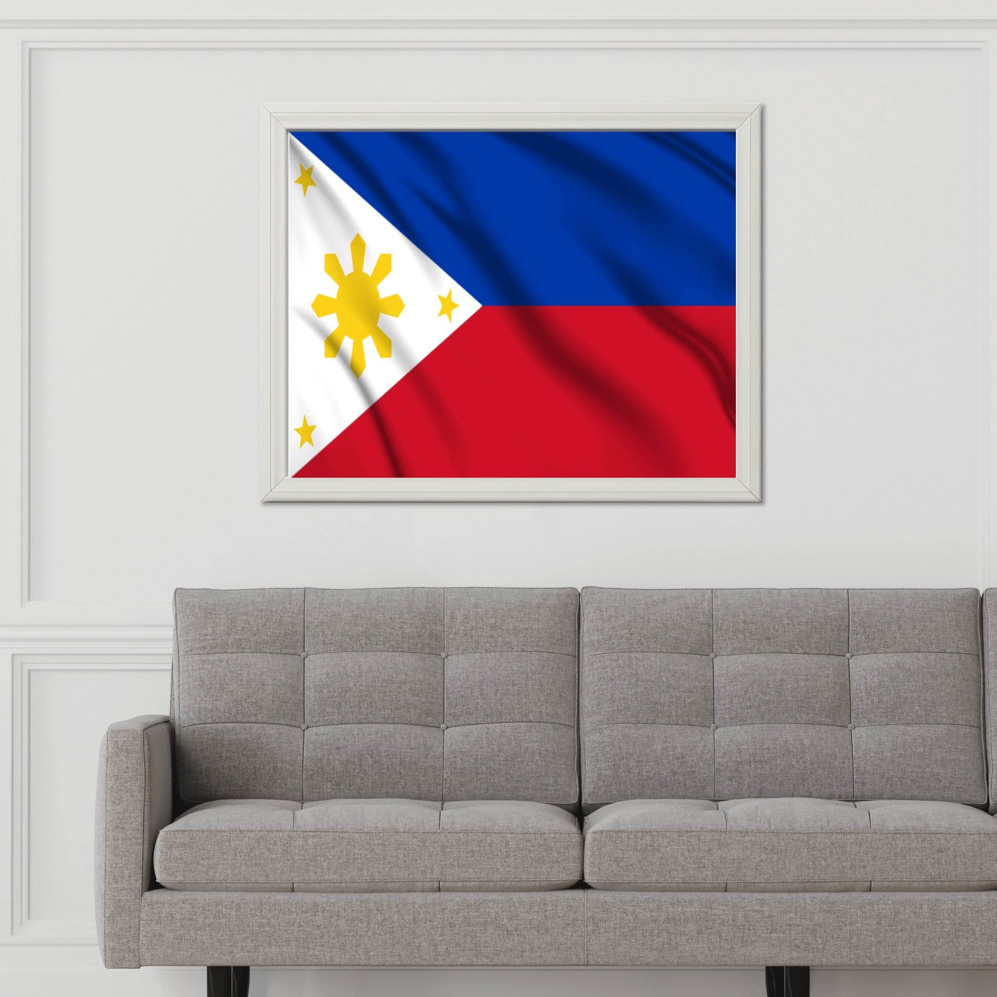 Philippines National Flag Wall Art - beink online art store