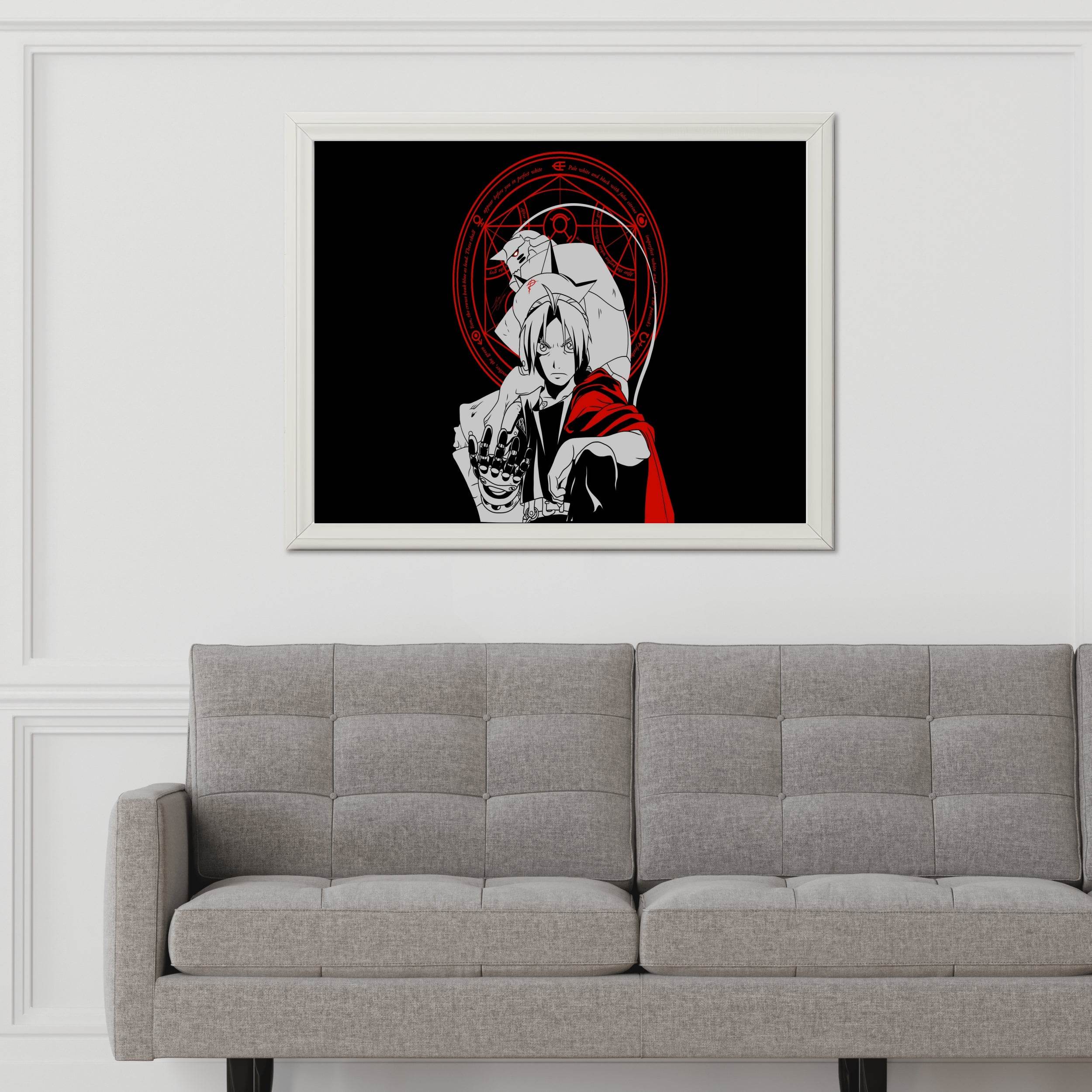 Edward Elric Amoled Anime Wall Art - beink online art store