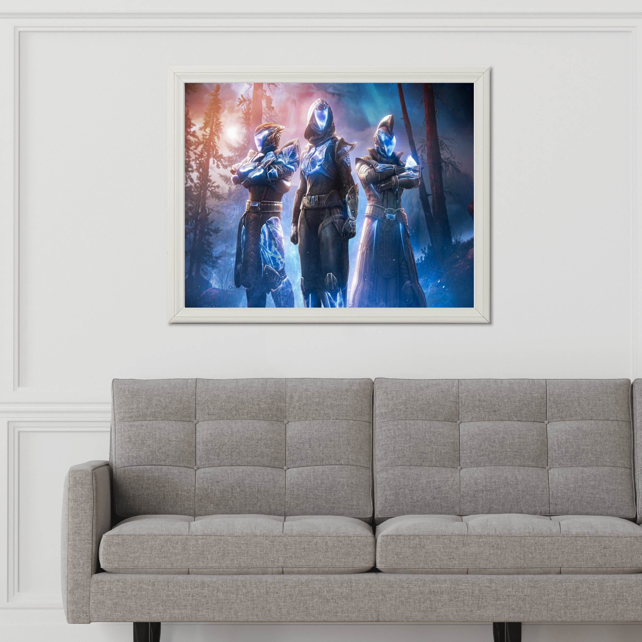 Destiny 2 Arc Hunter Armor Gaming Wall Art - beink online art store