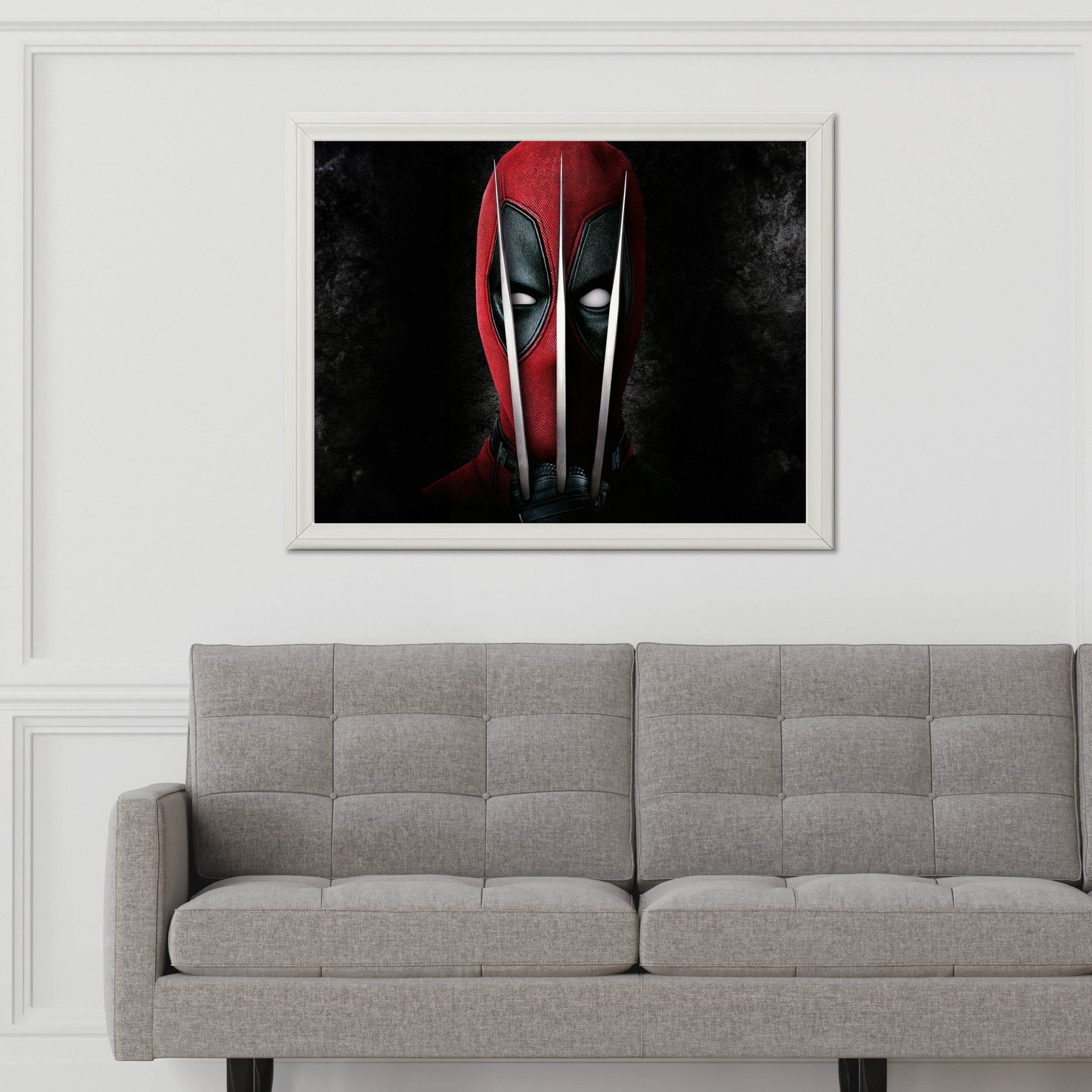 Deadpool with Wolverine Claws Wall Art - beink online art store