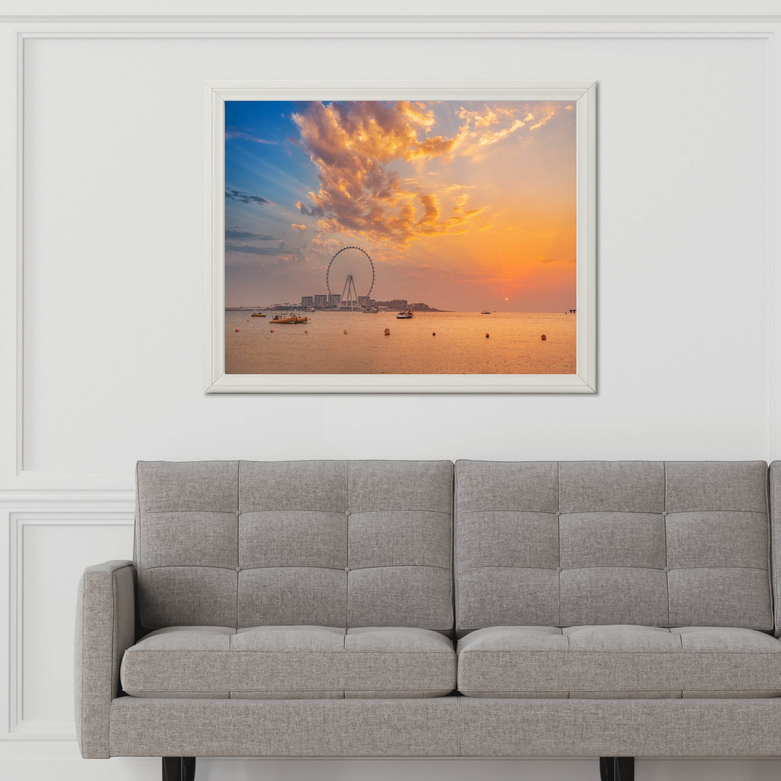 Sunset at Ain Dubai Wall Art - beink online art store