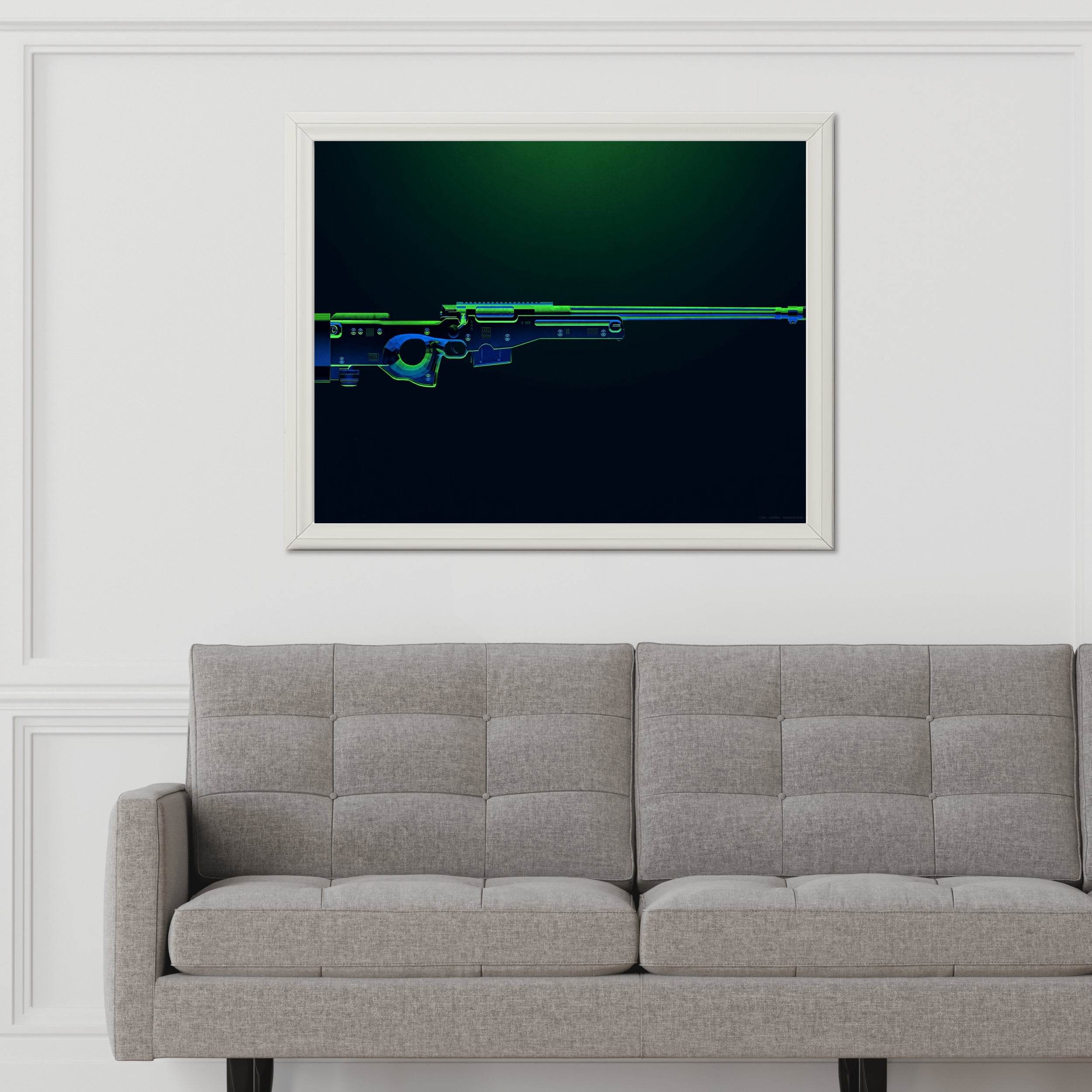 PUBG Weapon Gaming Wall Art - beink online art store