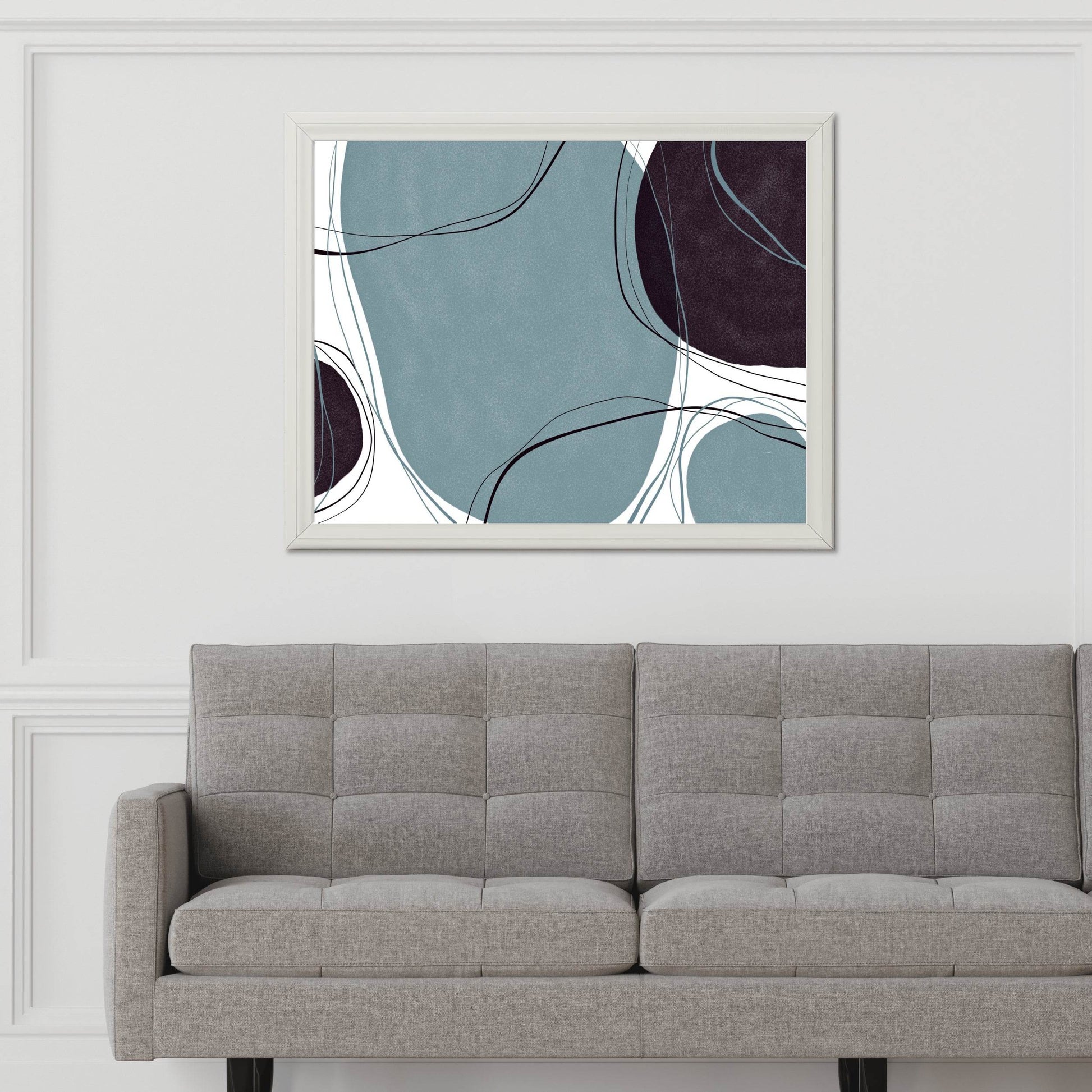 Hand Drawn Shape Abstract Wall Art - beink online art store