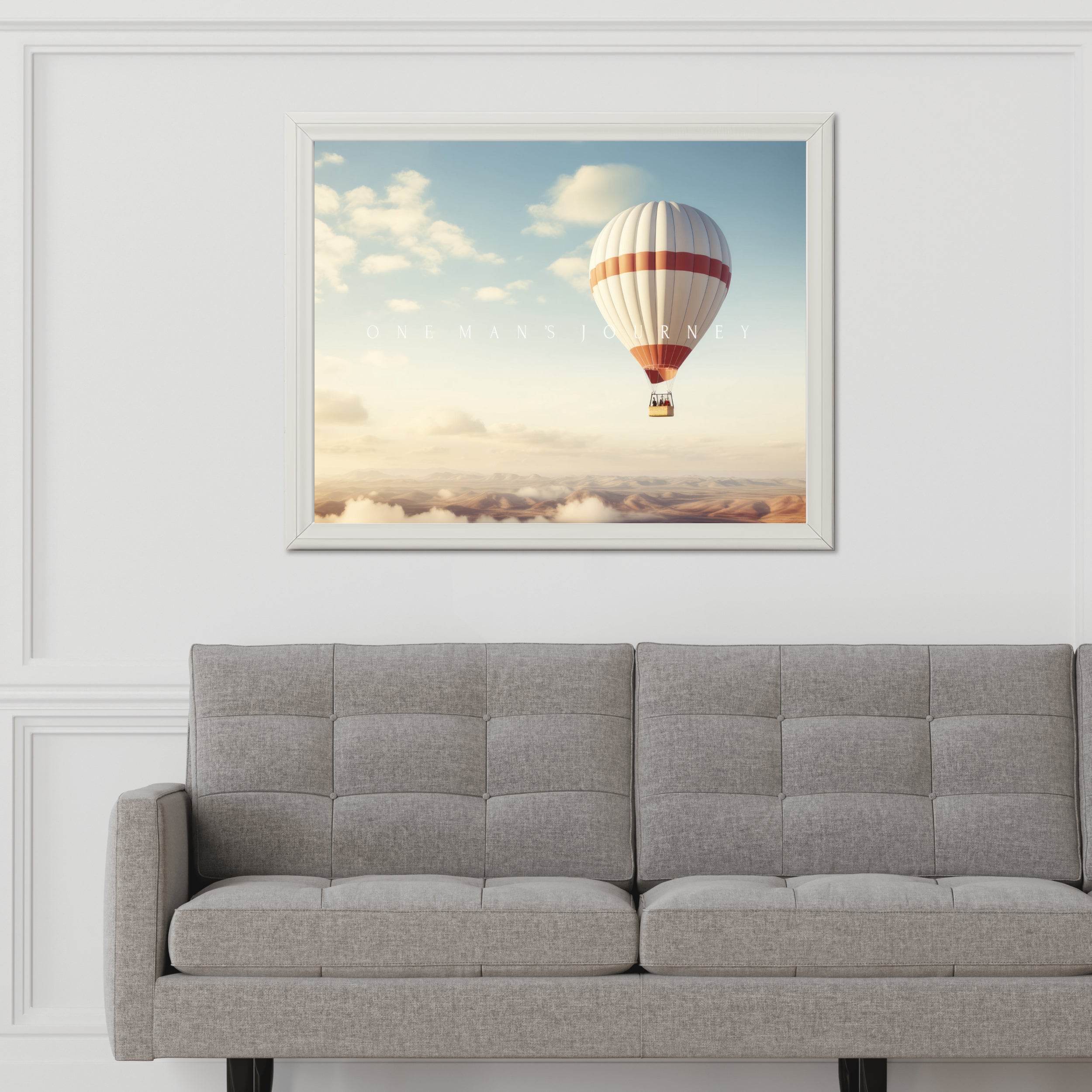 One Man Journey Motivational Wall Art - beink online art store