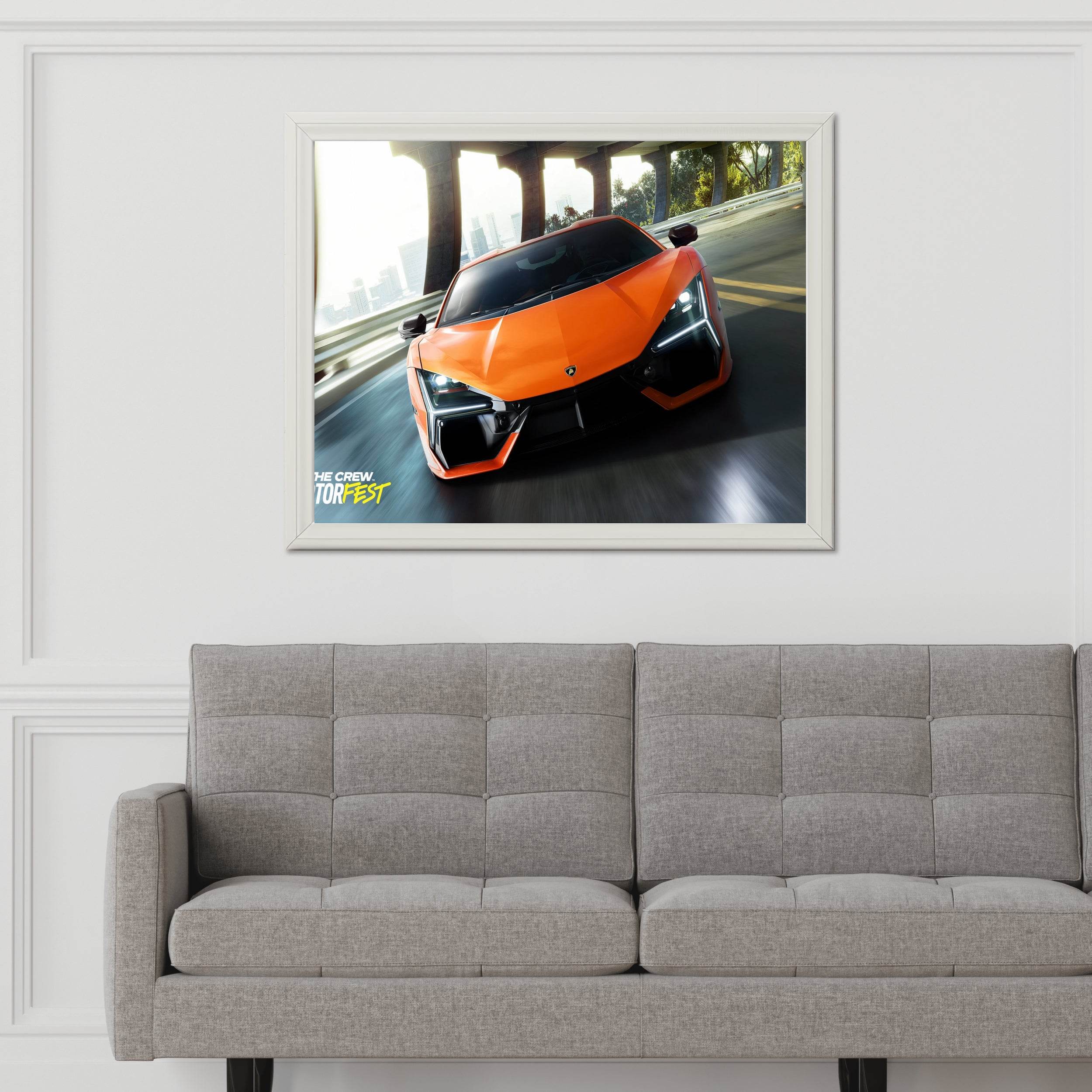 The Crew Lamborghini Revuelto Gaming Wall Art - beink online art store