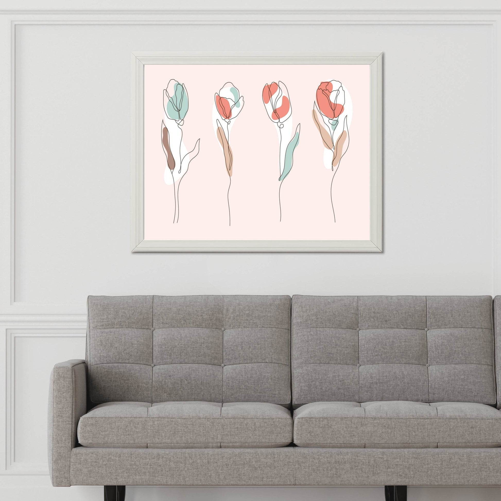 Bouquet of Miniature Roses Wall Art - beink online art store