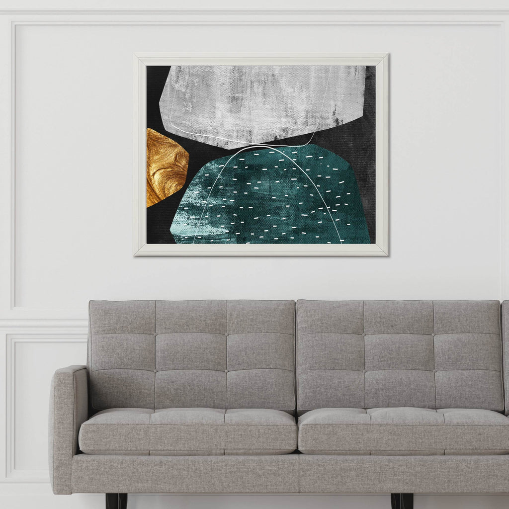 Old Age Stone Abstract Wall Art - beink online art store