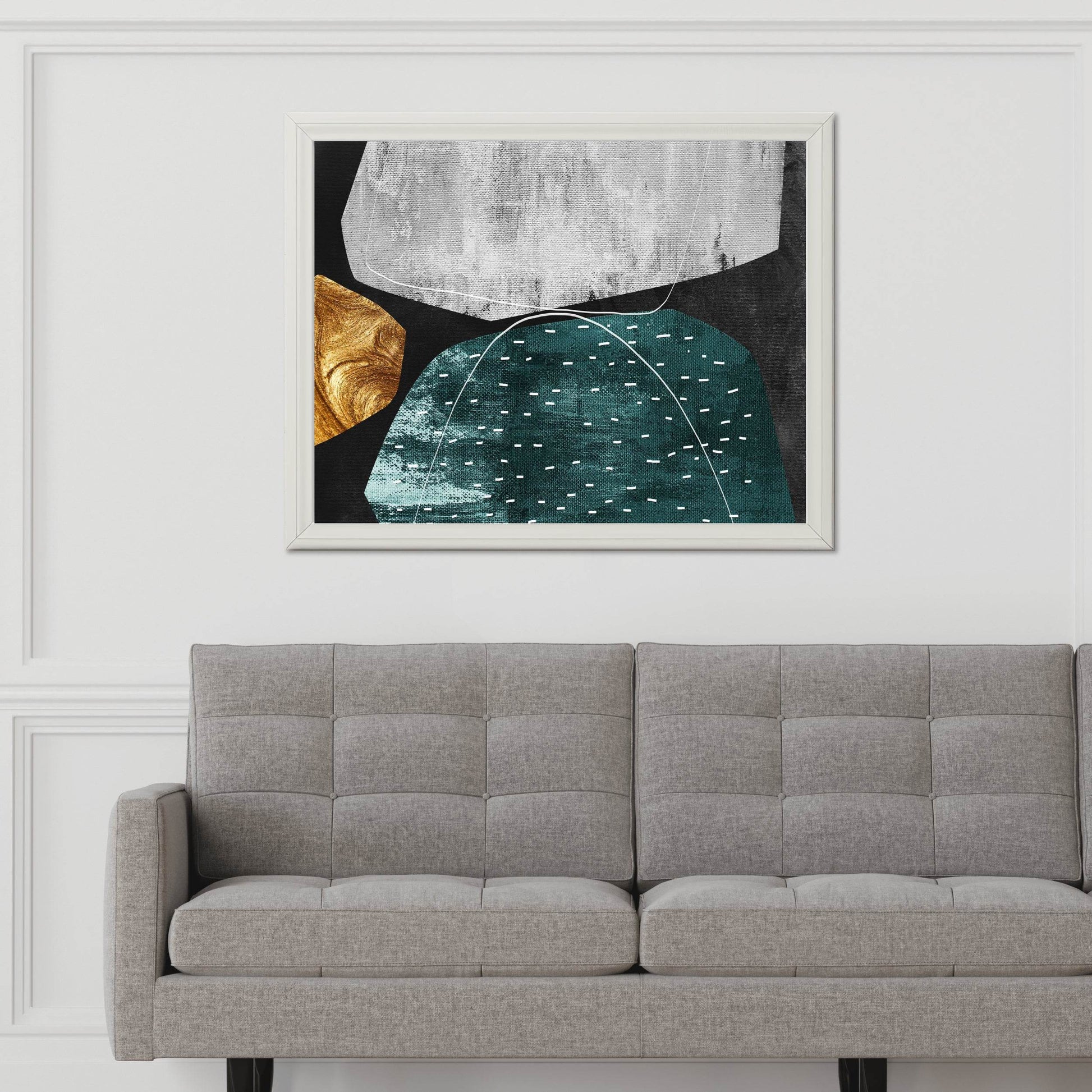 Old Age Stone Abstract Wall Art - beink online art store