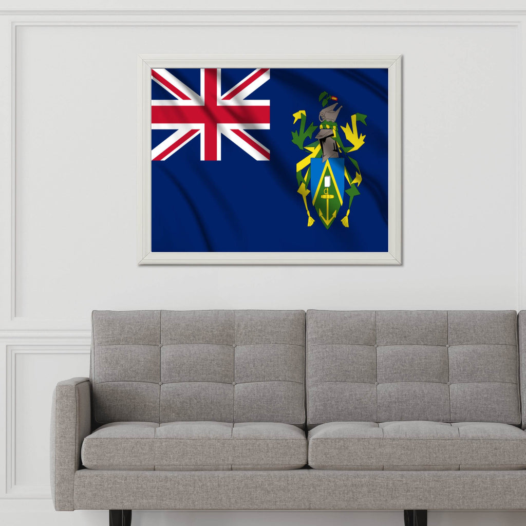 Pitcairn Islands National Flag Wall Art - beink online art store