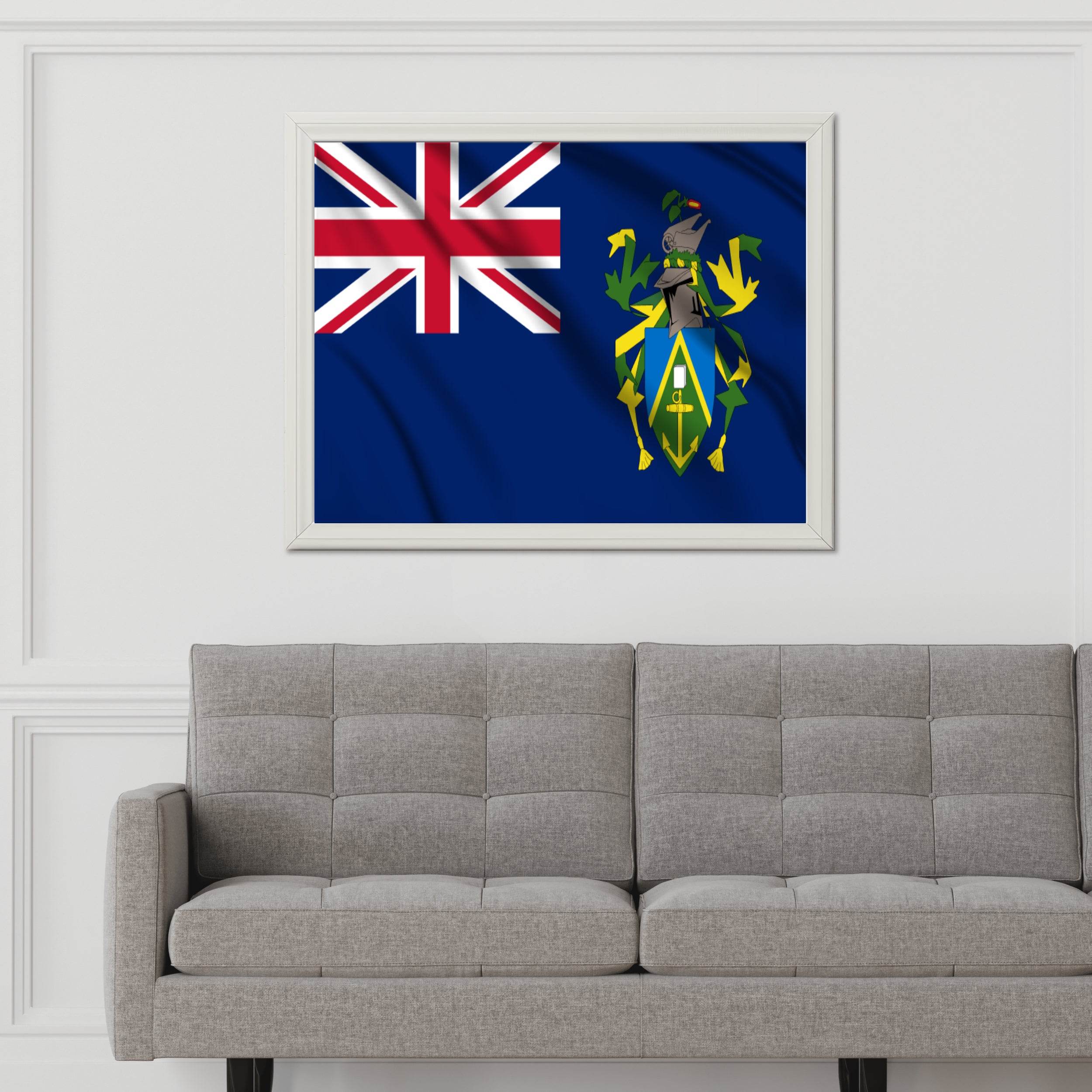 Pitcairn Islands National Flag Wall Art - beink online art store