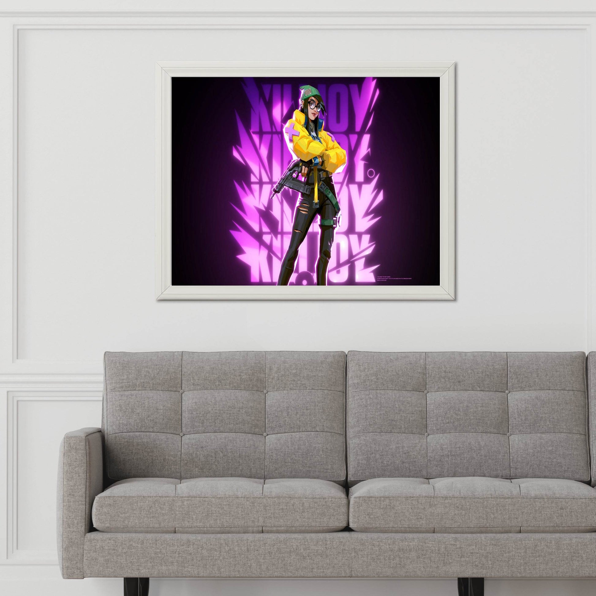 Valorant Killer Agent Gaming Wall Art - beink online art store
