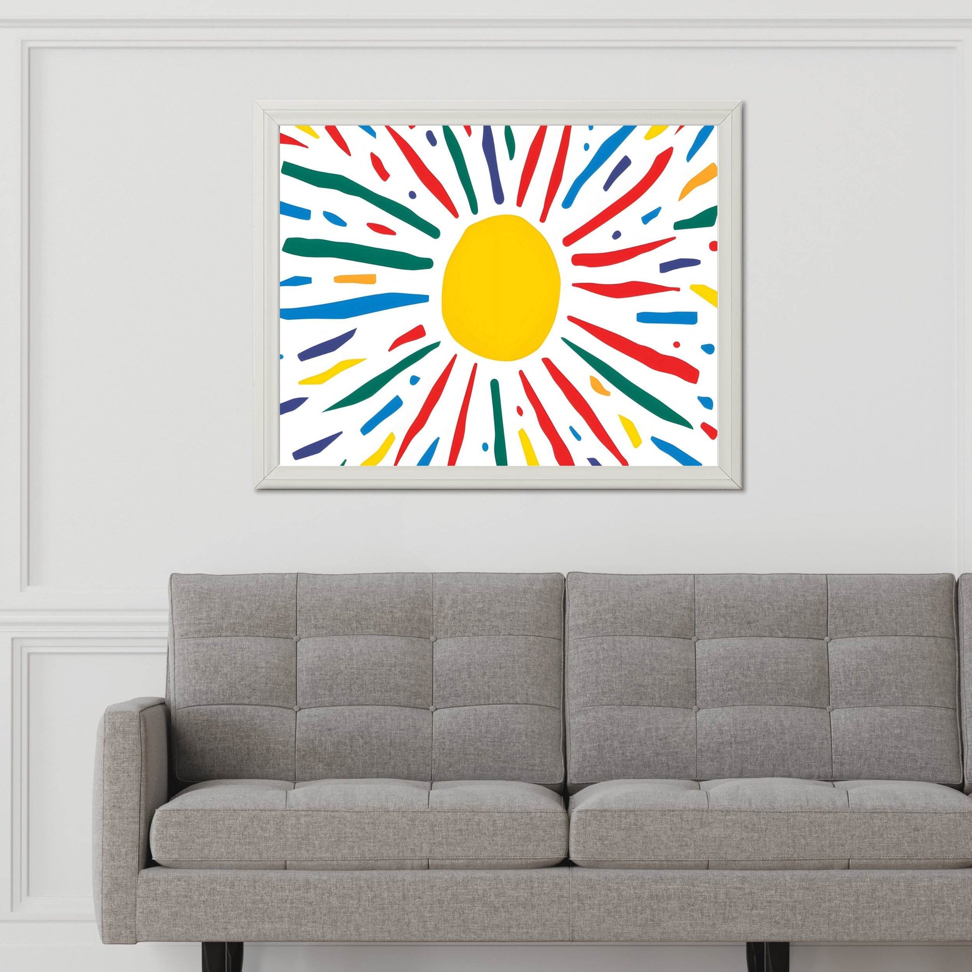 Colorful Sunrise Abstract Painting - beink online art store