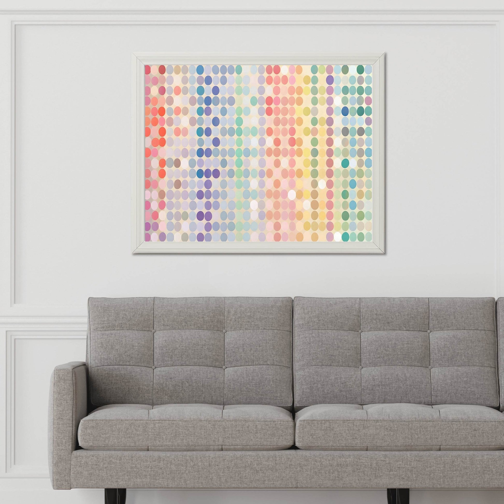 Pastel Color Circle Abstract Wallpaper - beink online art store