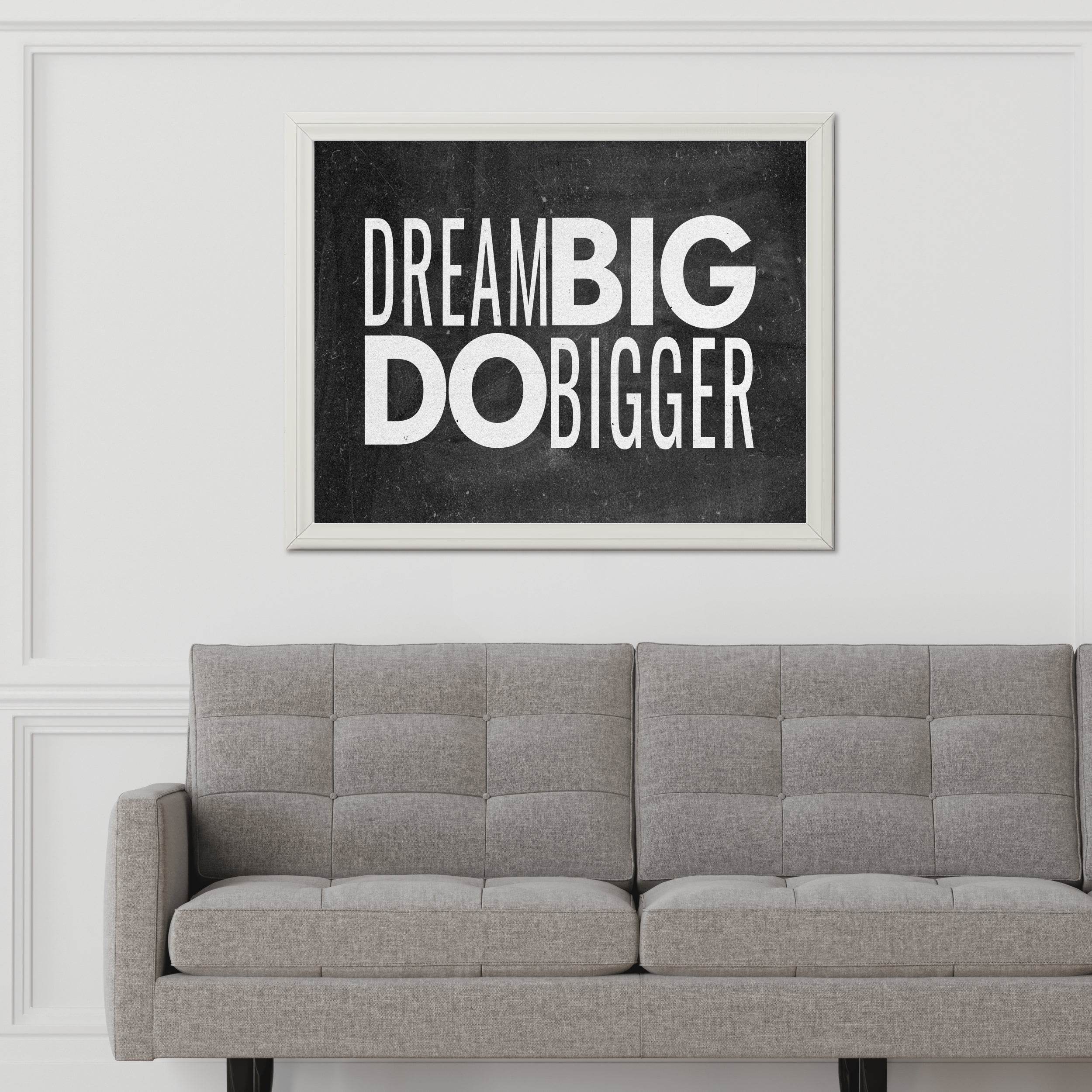 Dream Big Motivational Wall Art - beink online art store