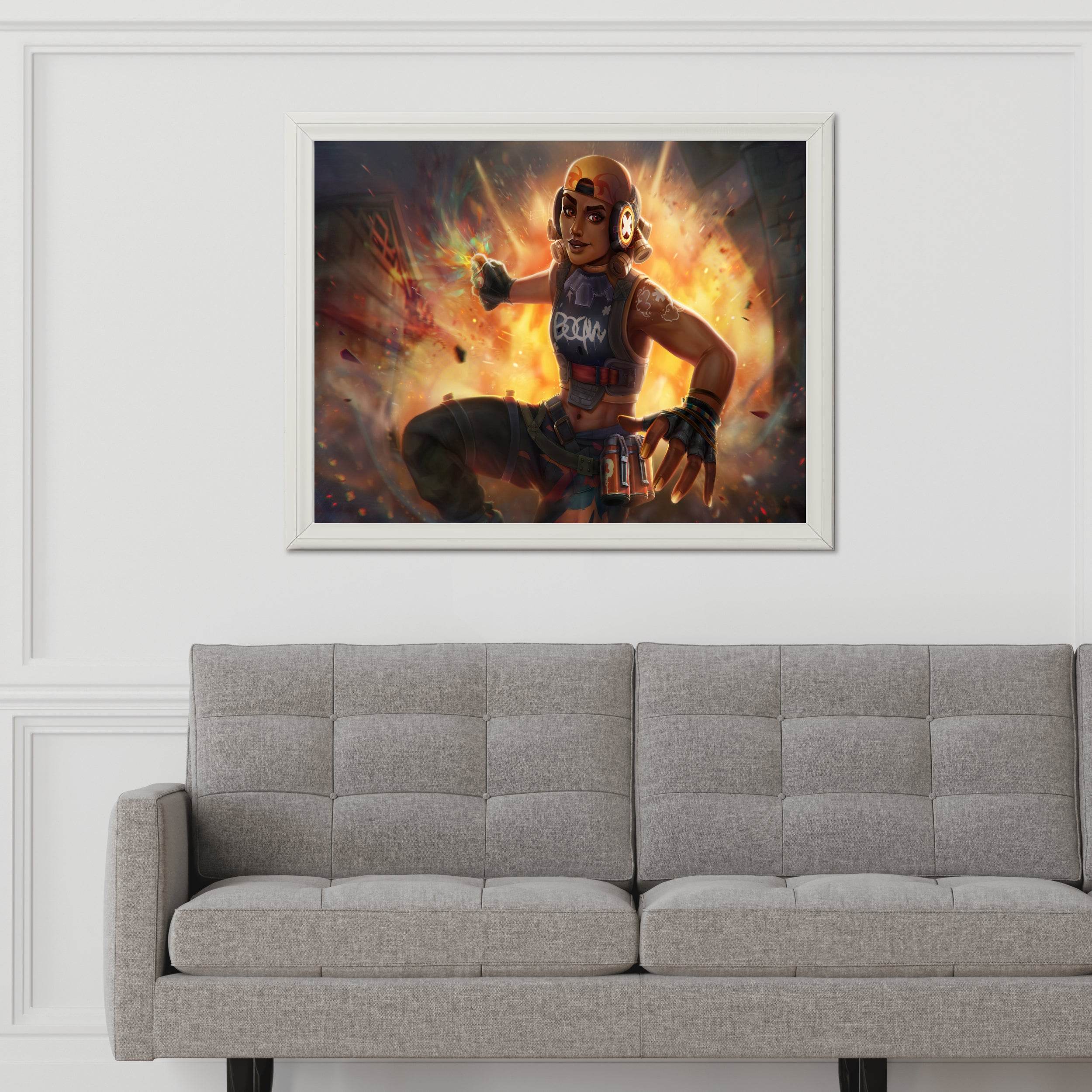 Raze Valorant Gaming Wall Art - beink online art store