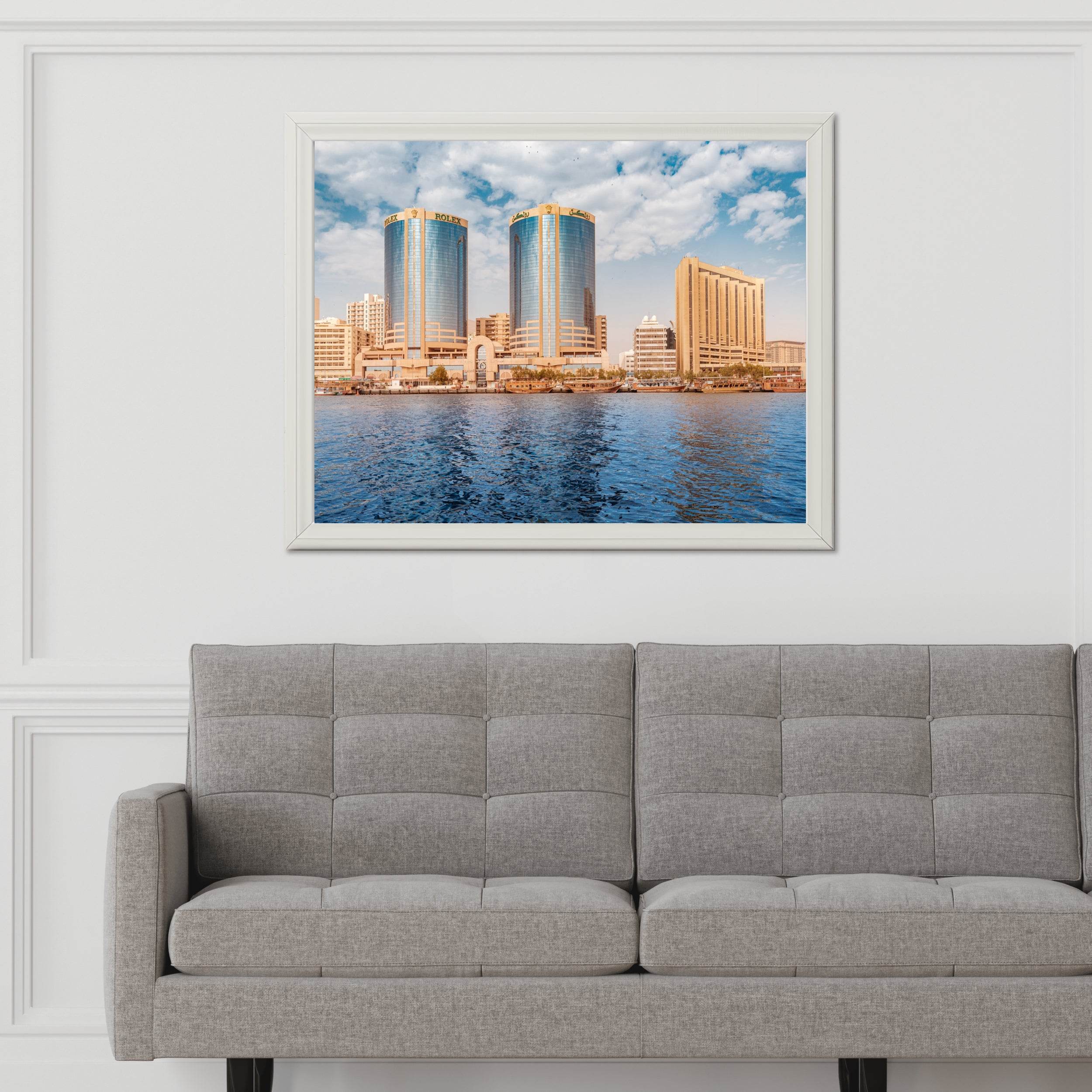 Twin Towers at Dubai Creek Wall Art - beink online art store
